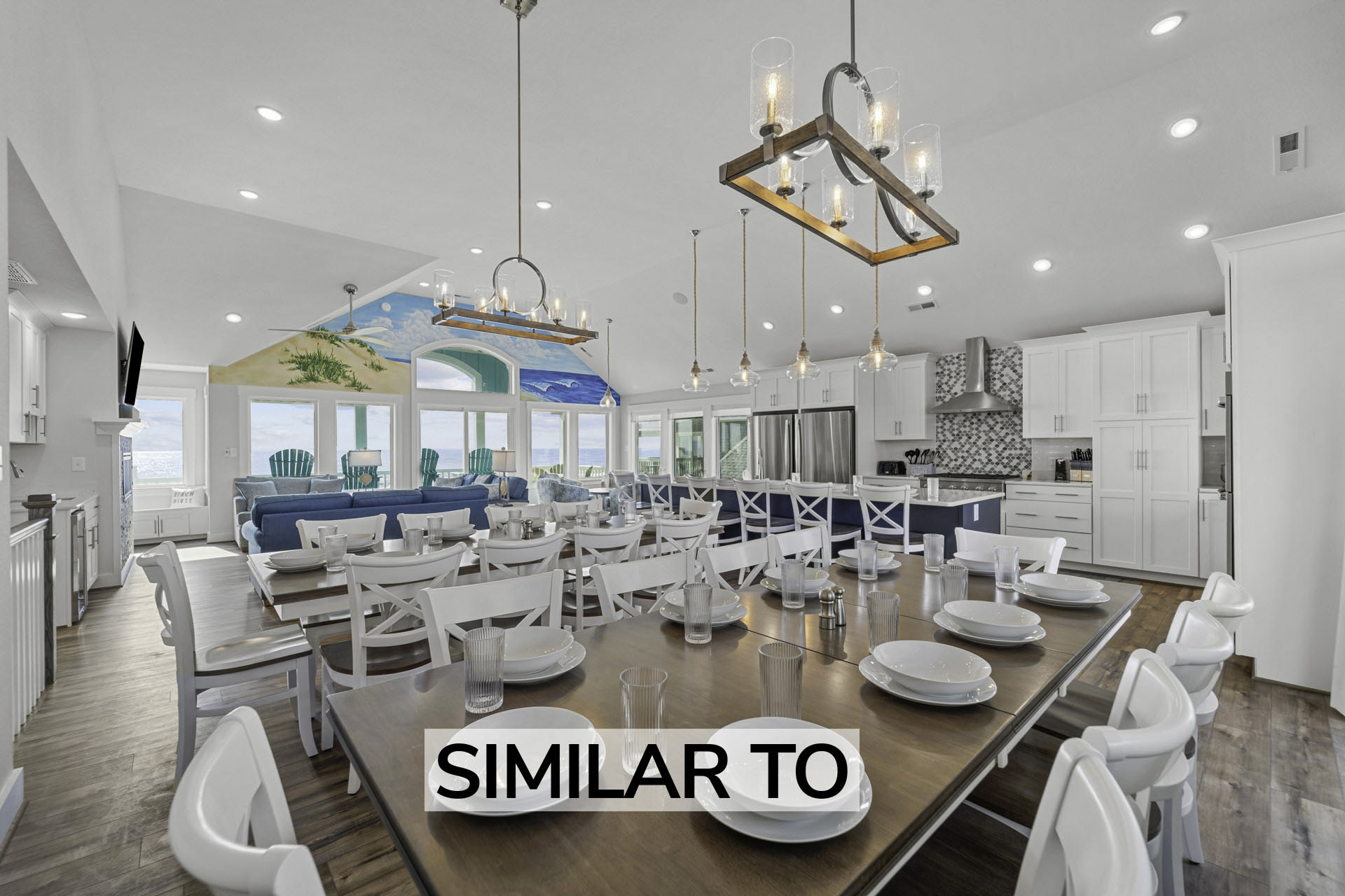 Surf Or Sound Realty 1093 Hatteras Holiday Dining Area 2 Similar To Edit