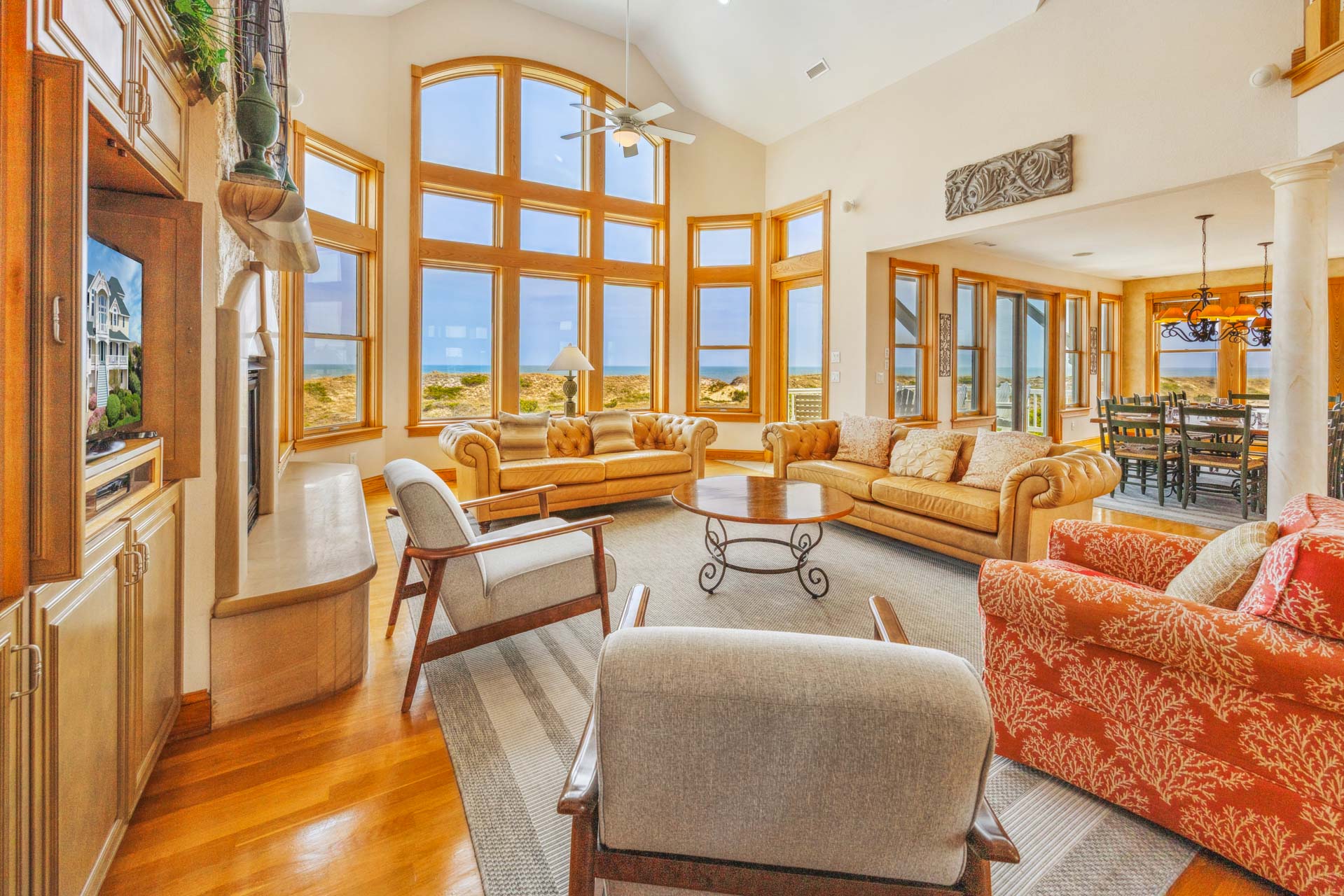 Surf Or Sound Realty 333 Bramasole Great Room 2