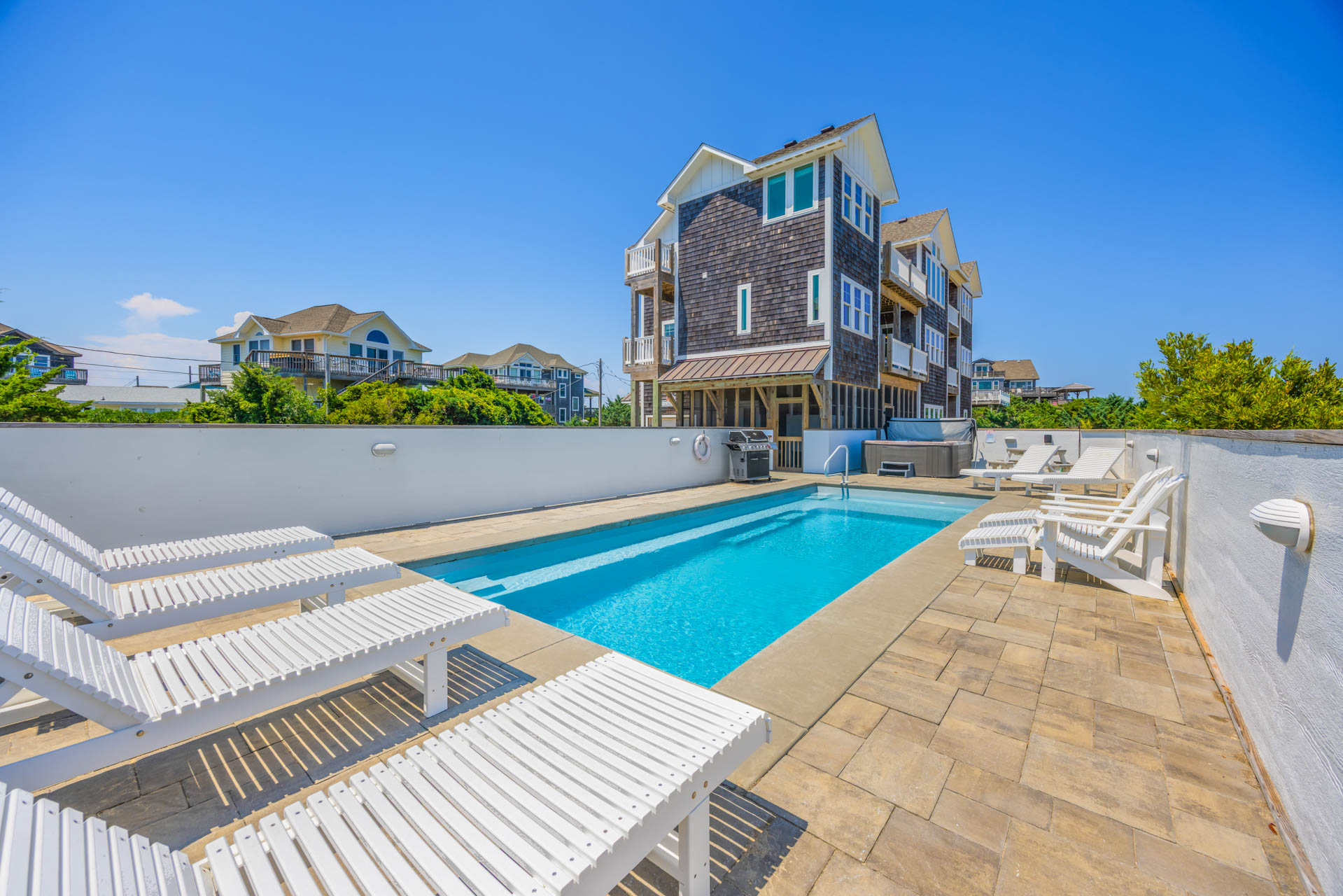 Surf Or Sound Realty 990 Dawn Treader Pool Area 5