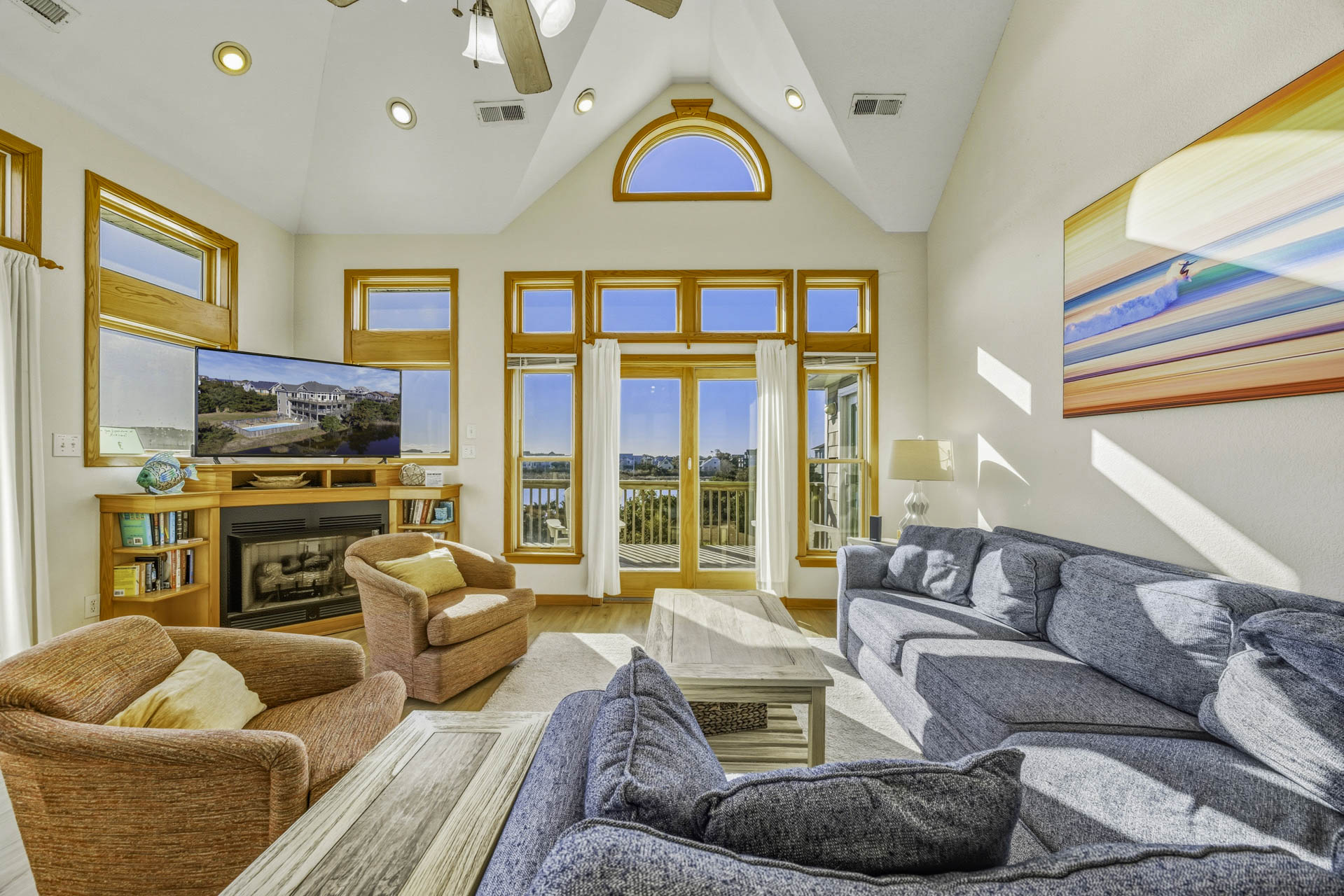 Surf Or Sound Realty 336 Kokomo Great Room 2