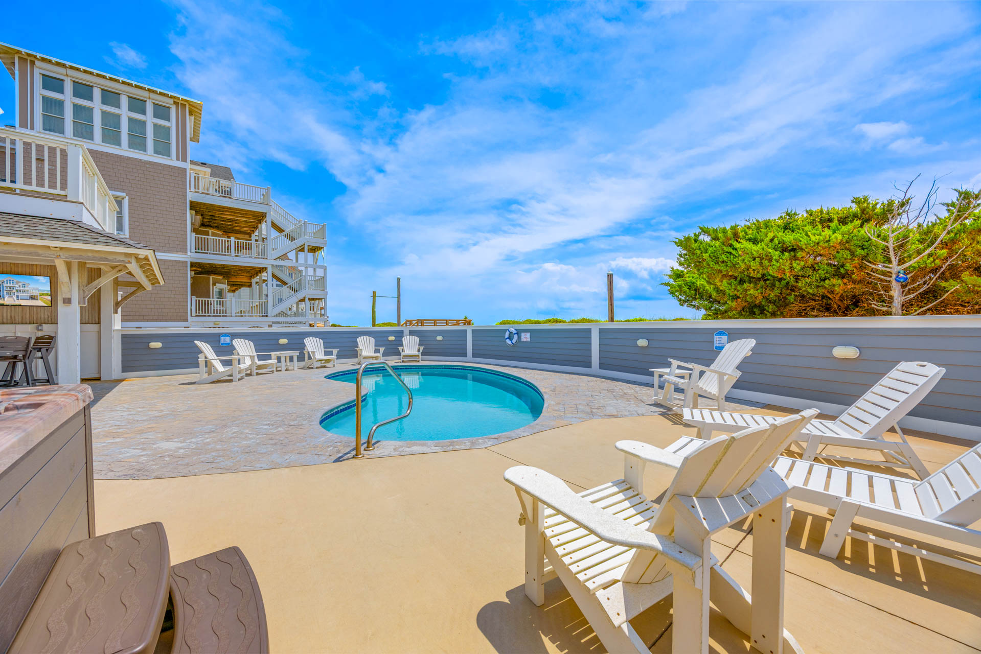 Surf Or Sound Realty 1248 Worth The Wait Pool Area 5