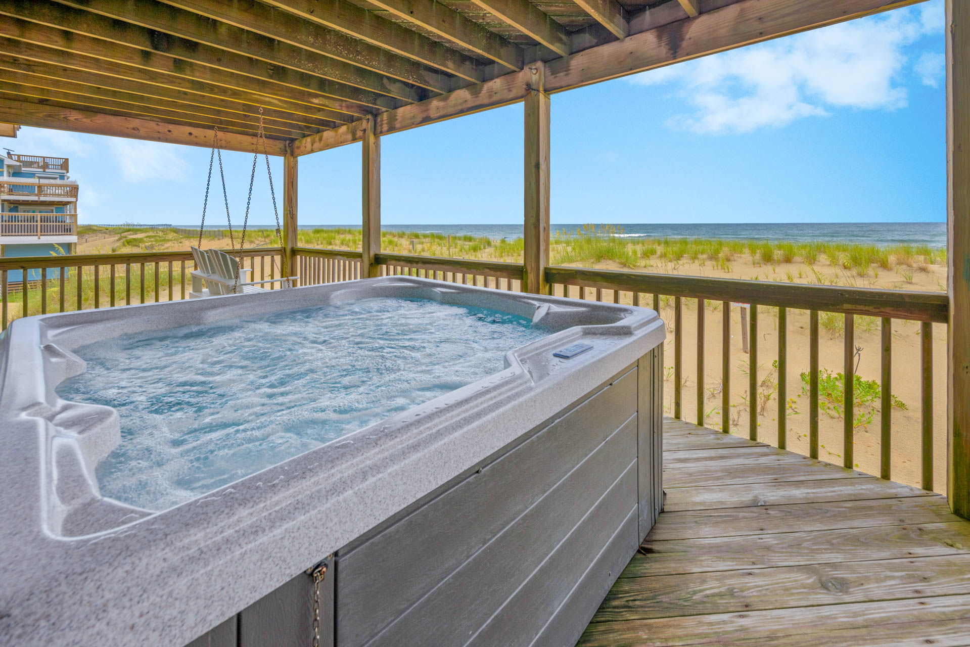 Surf Or Sound Realty 1226 Ocean's 31 Hot Tub 1