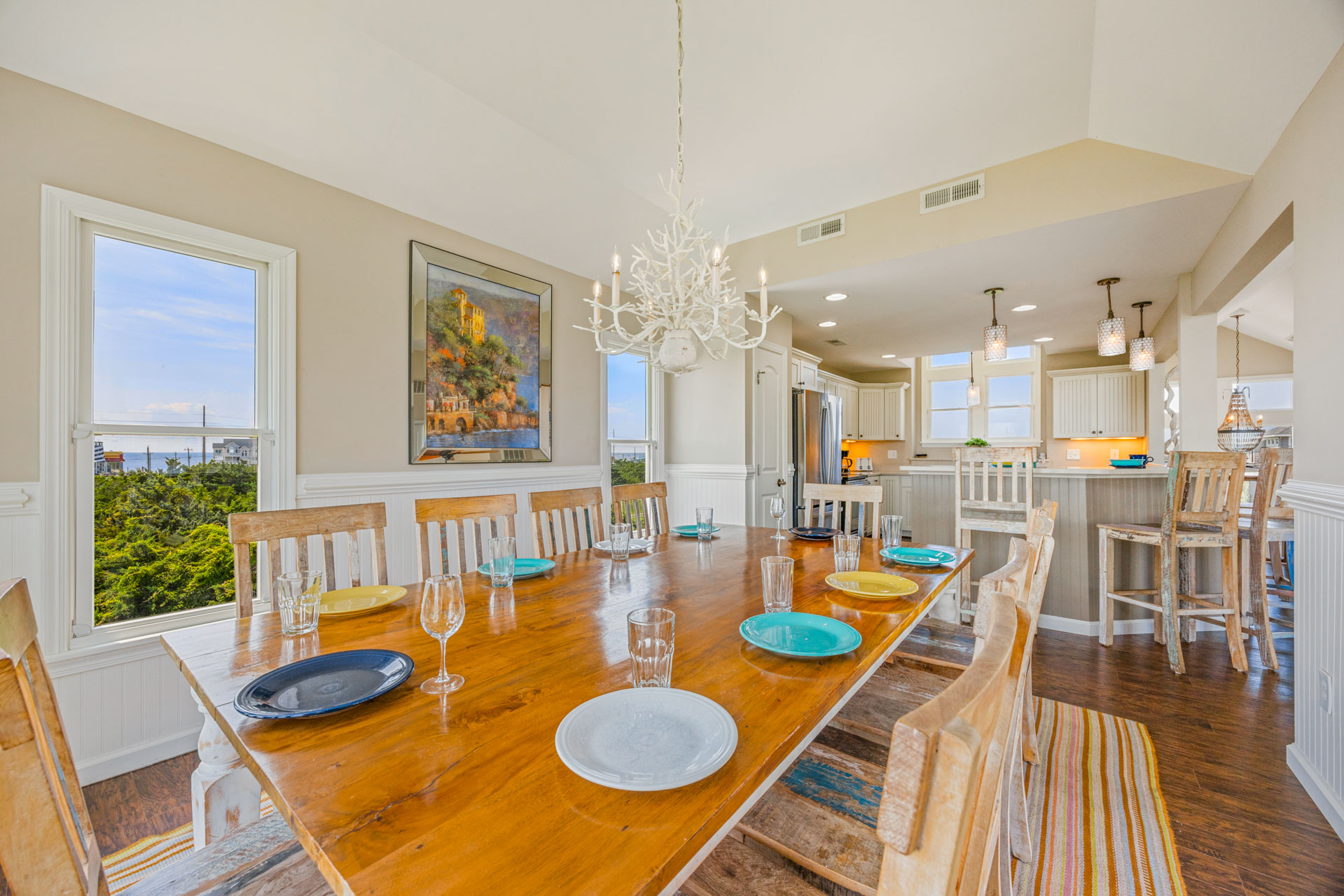 Surf Or Sound Realty 734 Hi View Dining Area 4