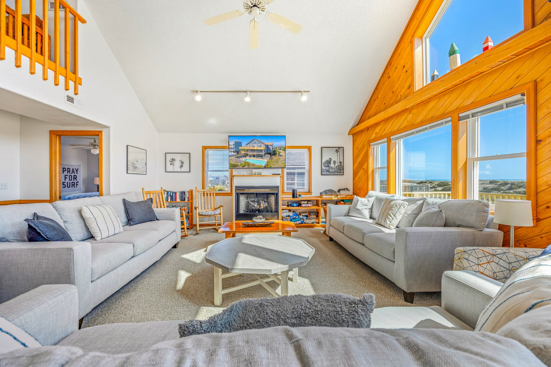 Surf Or Sound Realty 1041 Big Wednesday Great Room 5