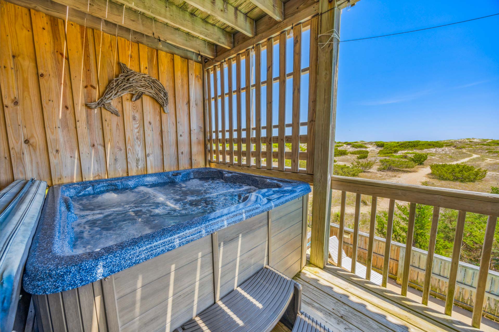 Surf Or Sound Realty 704 A Reel Addiction Hot Tub