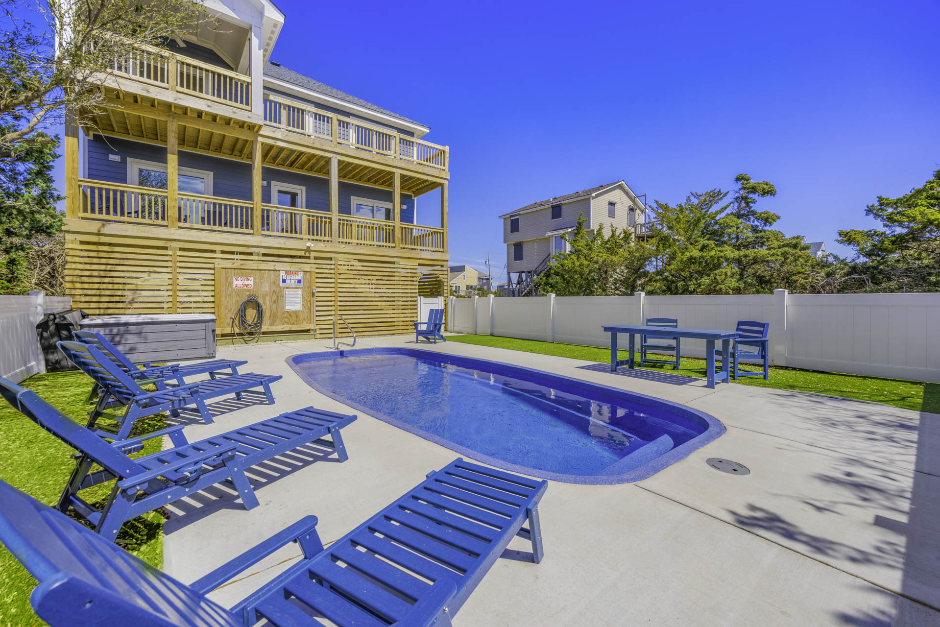 Surf Or Sound Realty 1237 Bella Salvo Pool Area 2