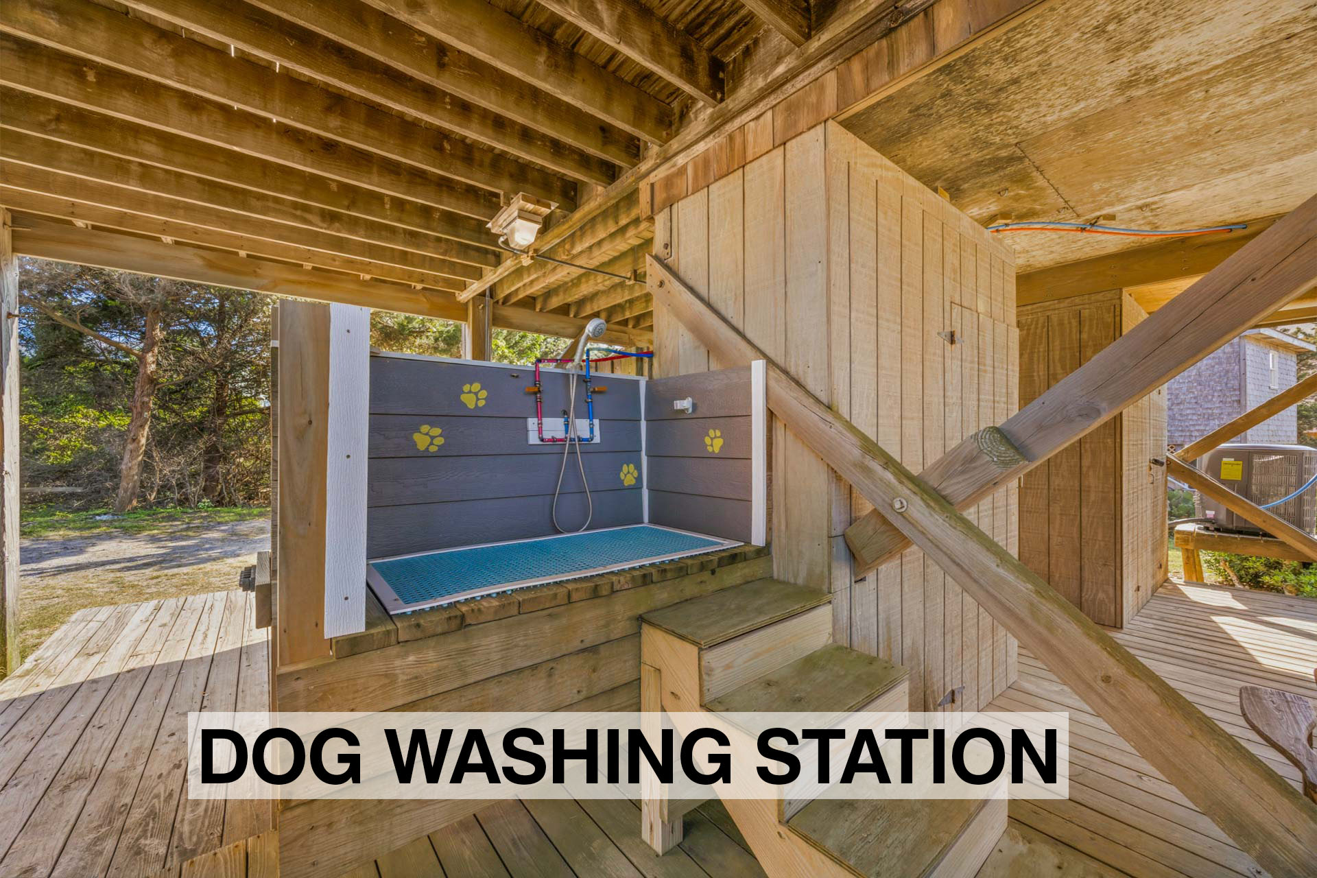 Surf Or Sound Realty 60 Bermuda Breeze Dog Wash Label