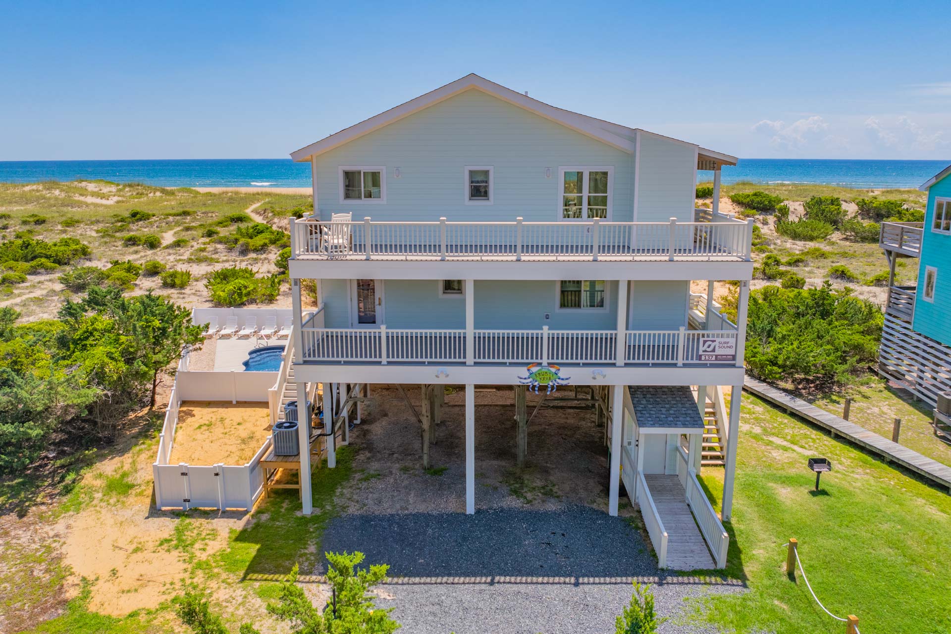 Surf Or Sound Realty 137 The Krusty Krab Exterior 2