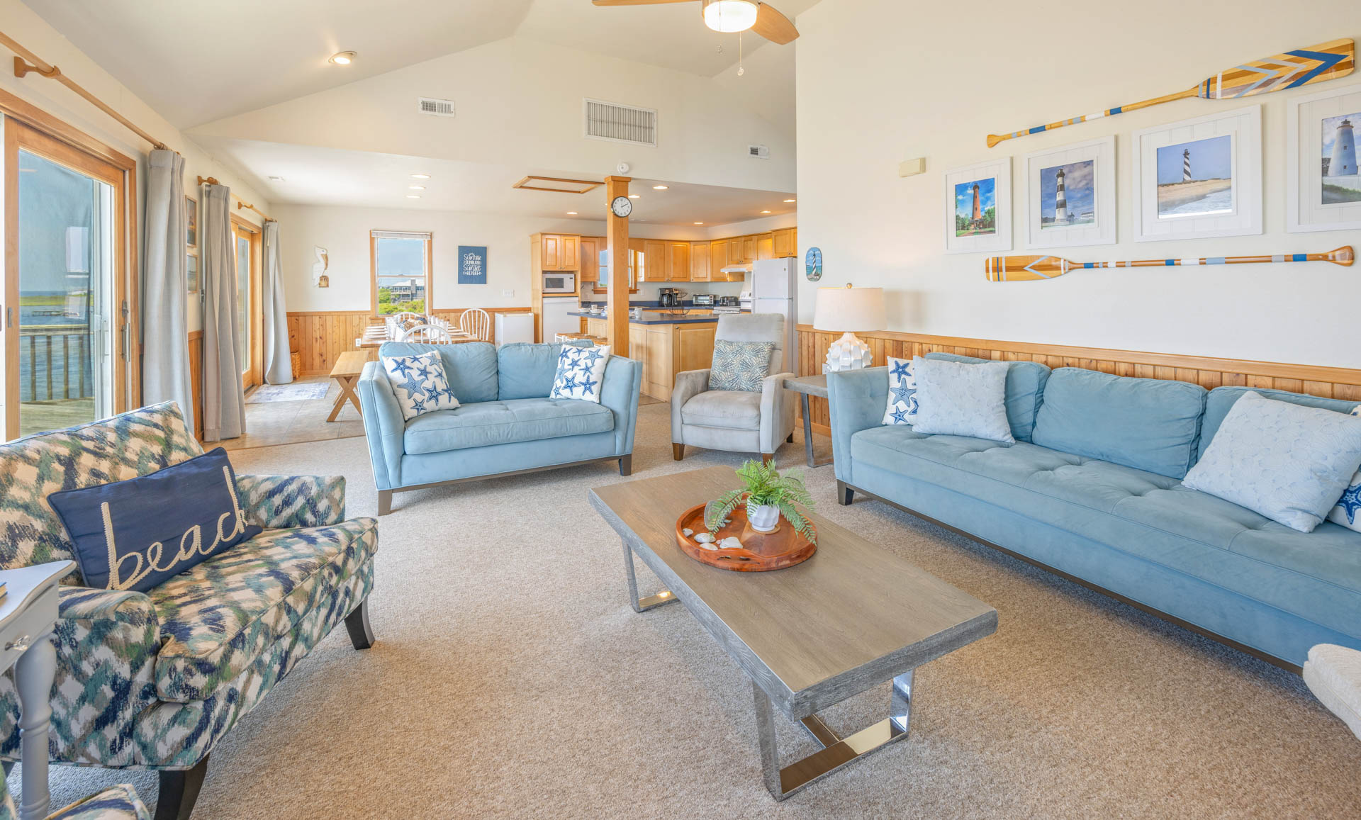 Surf Or Sound Realty 165 Aeolus Great Room 4