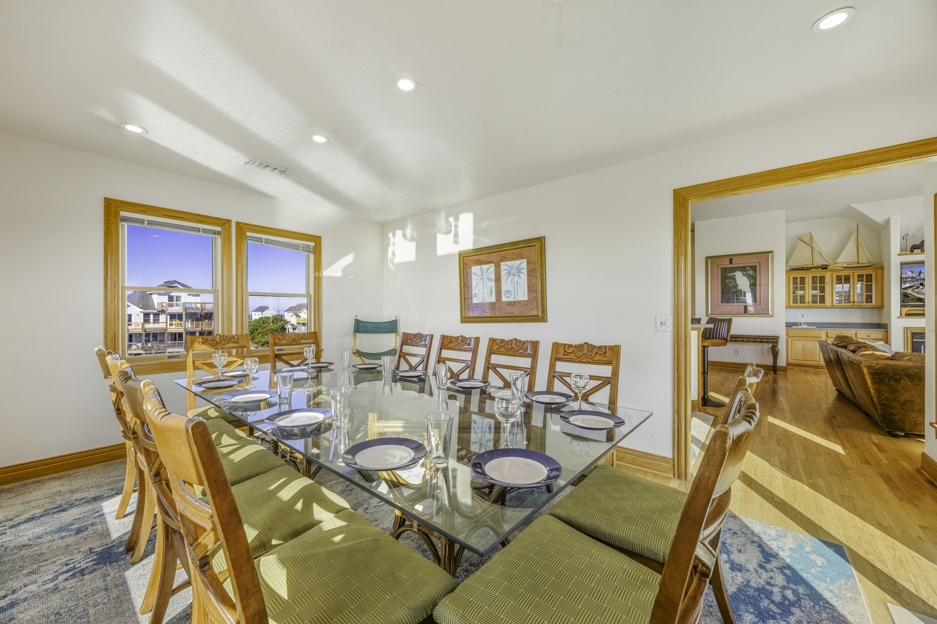 Surf Or Sound Realty 812 Lucille's Board Shack Dining Area 3