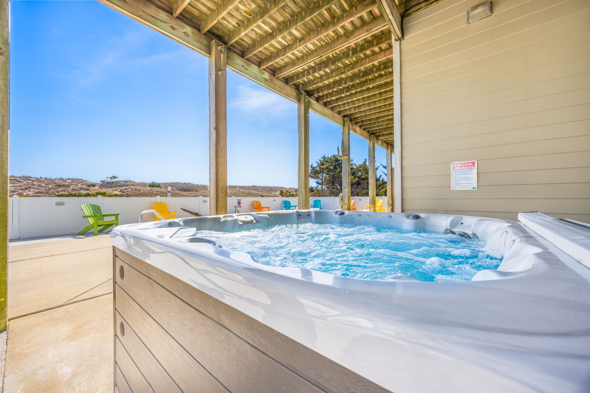 Surf Or Sound Realty 673 Buckeye Waves Hot Tub