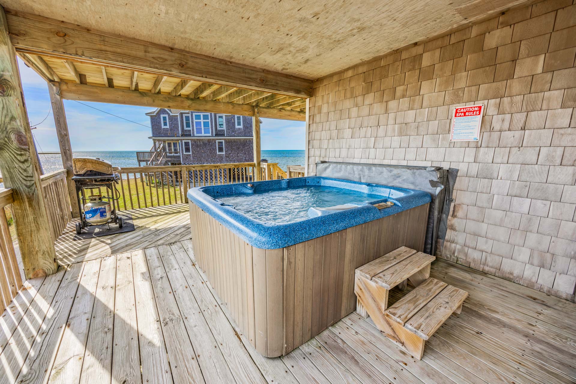 Surf Or Sound Realty 1011 Island Attitude Hot Tub 1
