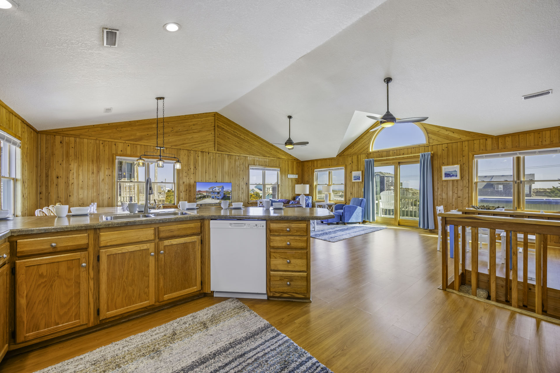 Surf Or Sound Realty 1245 Blue Wahoo Kitchen 2