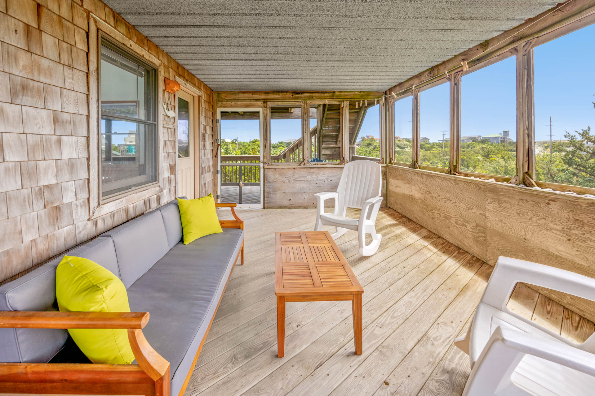 Surf Or Sound Realty 194 Askin Cottage Screened Porch 2
