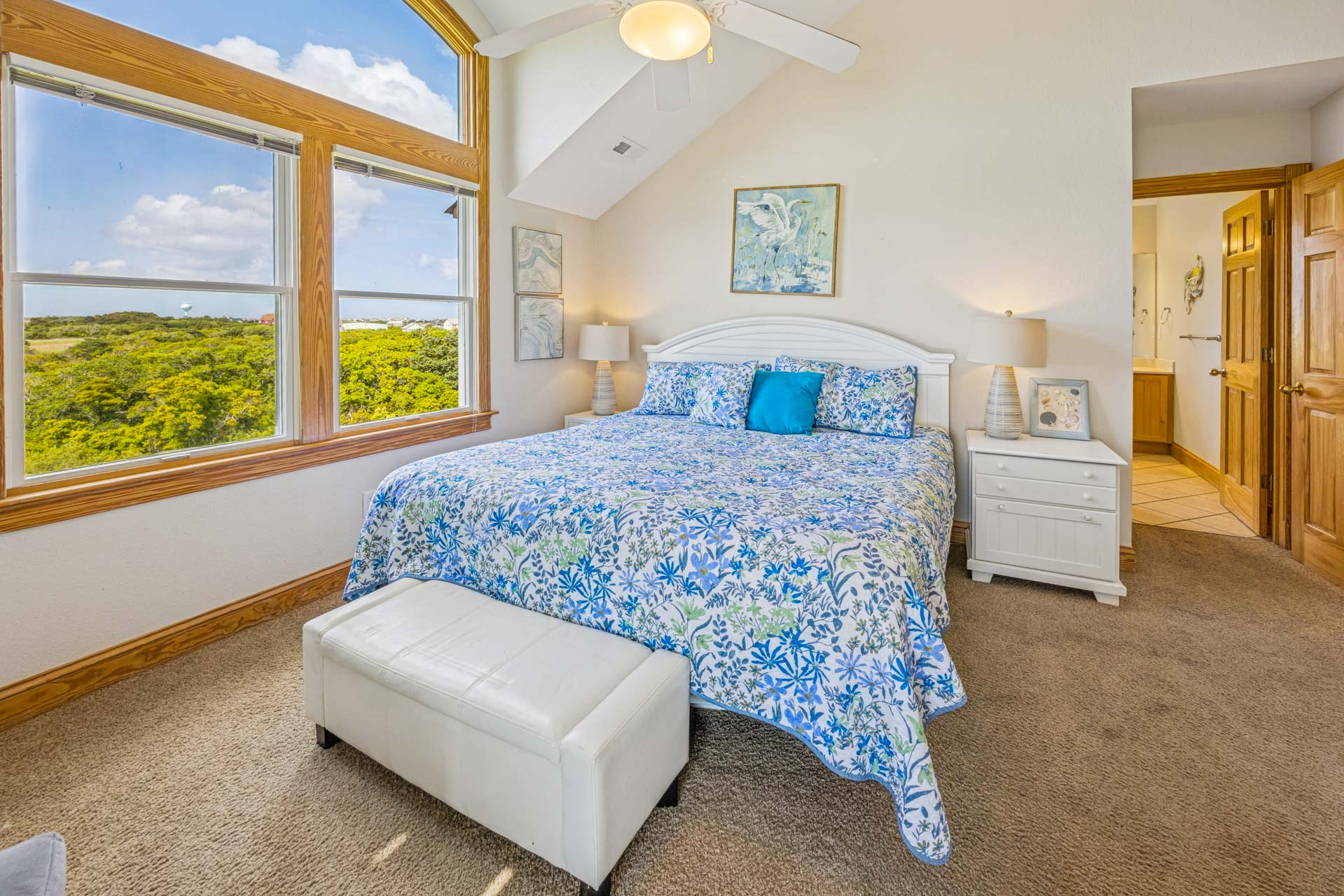 Surf Or Sound Realty 1032 Sparrow's Treehouse Bedroom 1 2
