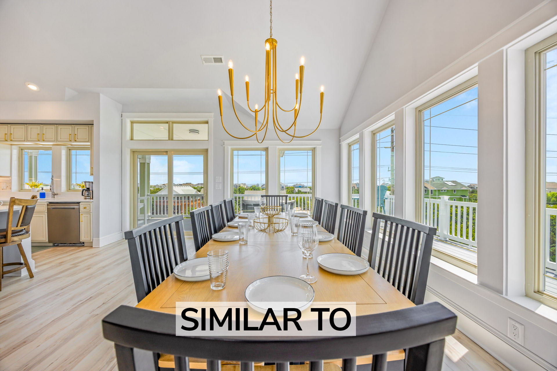 Surf Or Sound Realty 1238 Costa Del Mar Dining Area 1 Similar To
