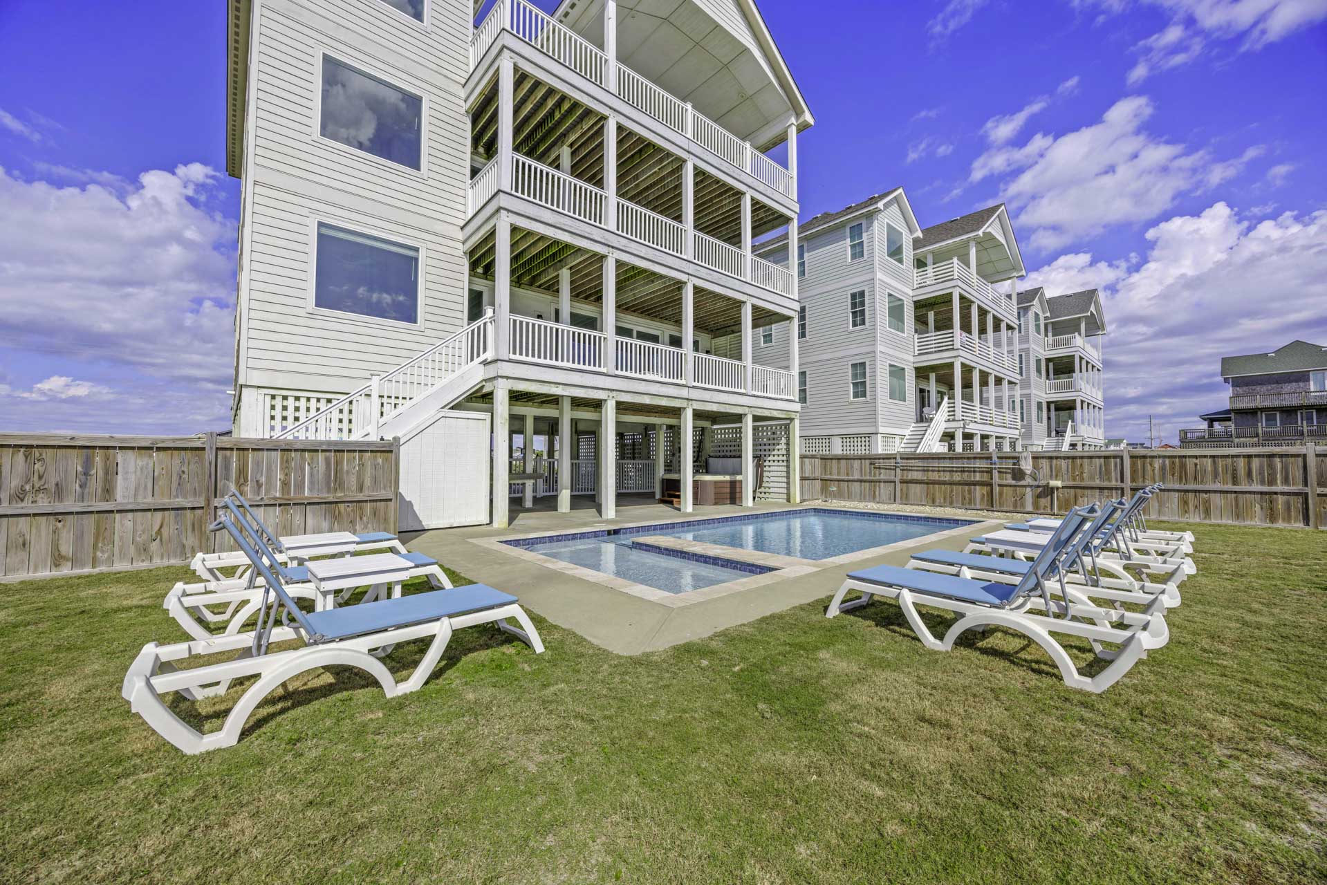 Surf Or Sound Realty 1217 Aqua Sol Pool Area 3