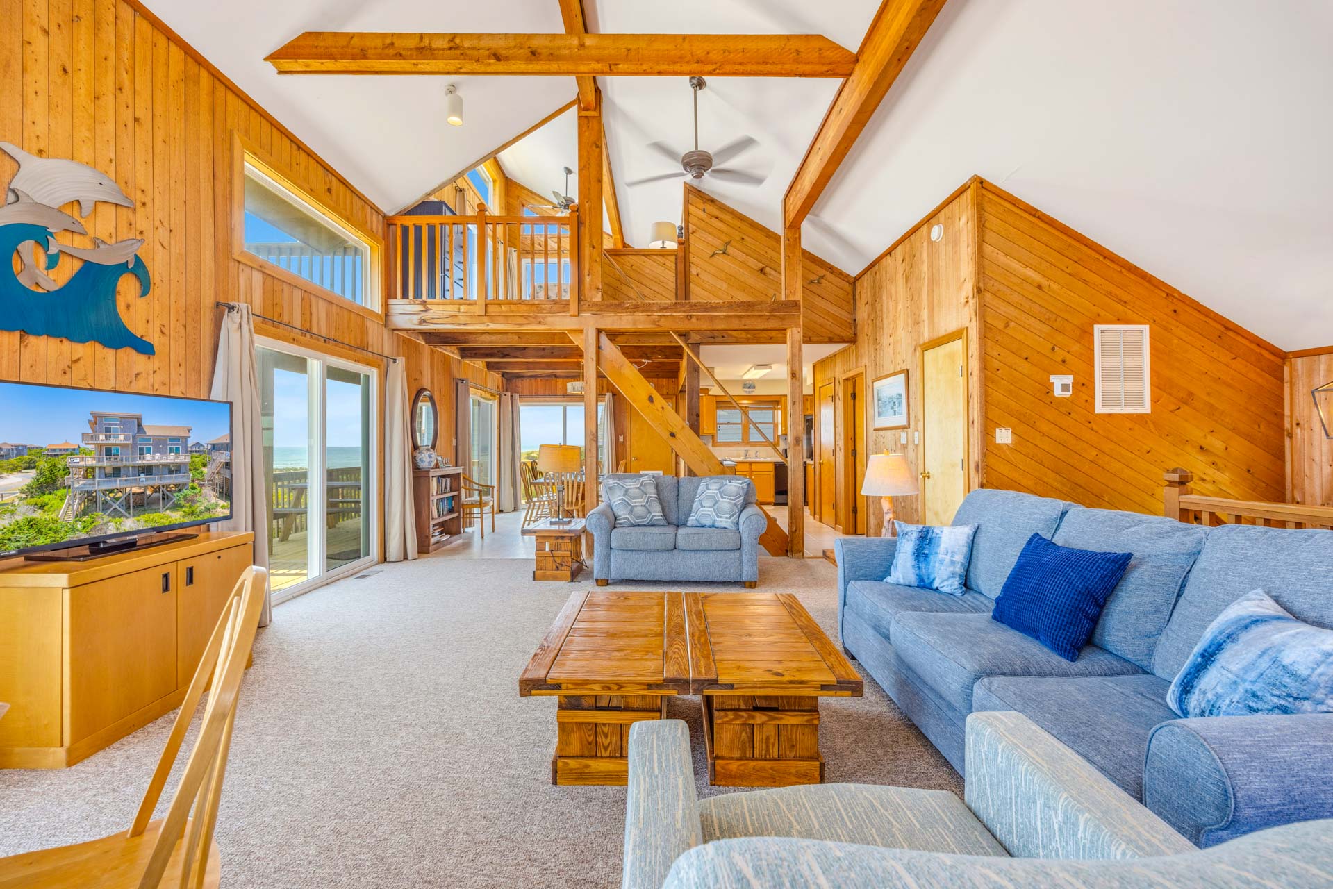 Surf Or Sound Realty 1254 Three Sheets To The Wind Great Room 5