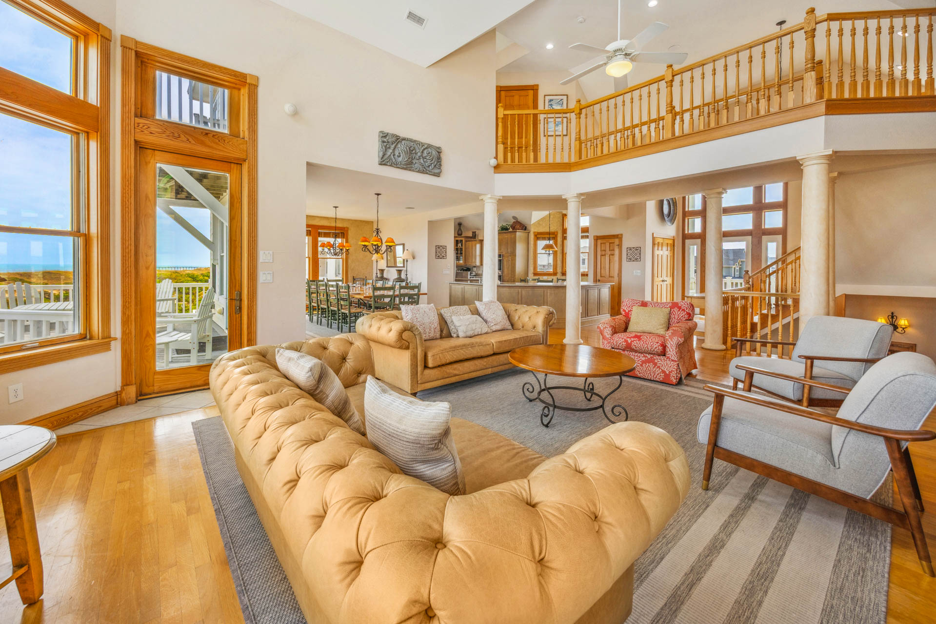 Surf Or Sound Realty 333 Bramasole Great Room 5