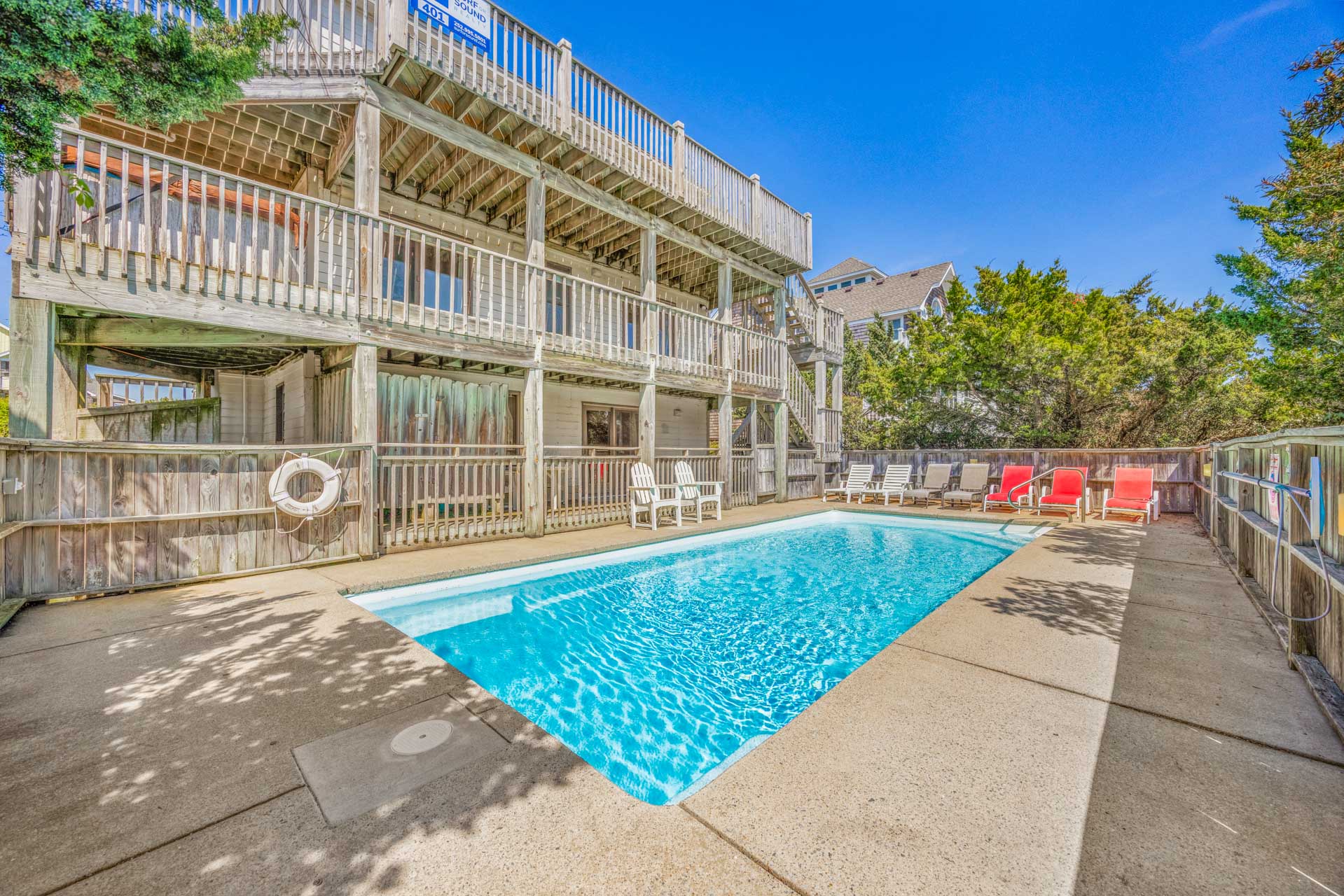 Surf Or Sound Realty 401 Keep Dreamin Pool Area 3