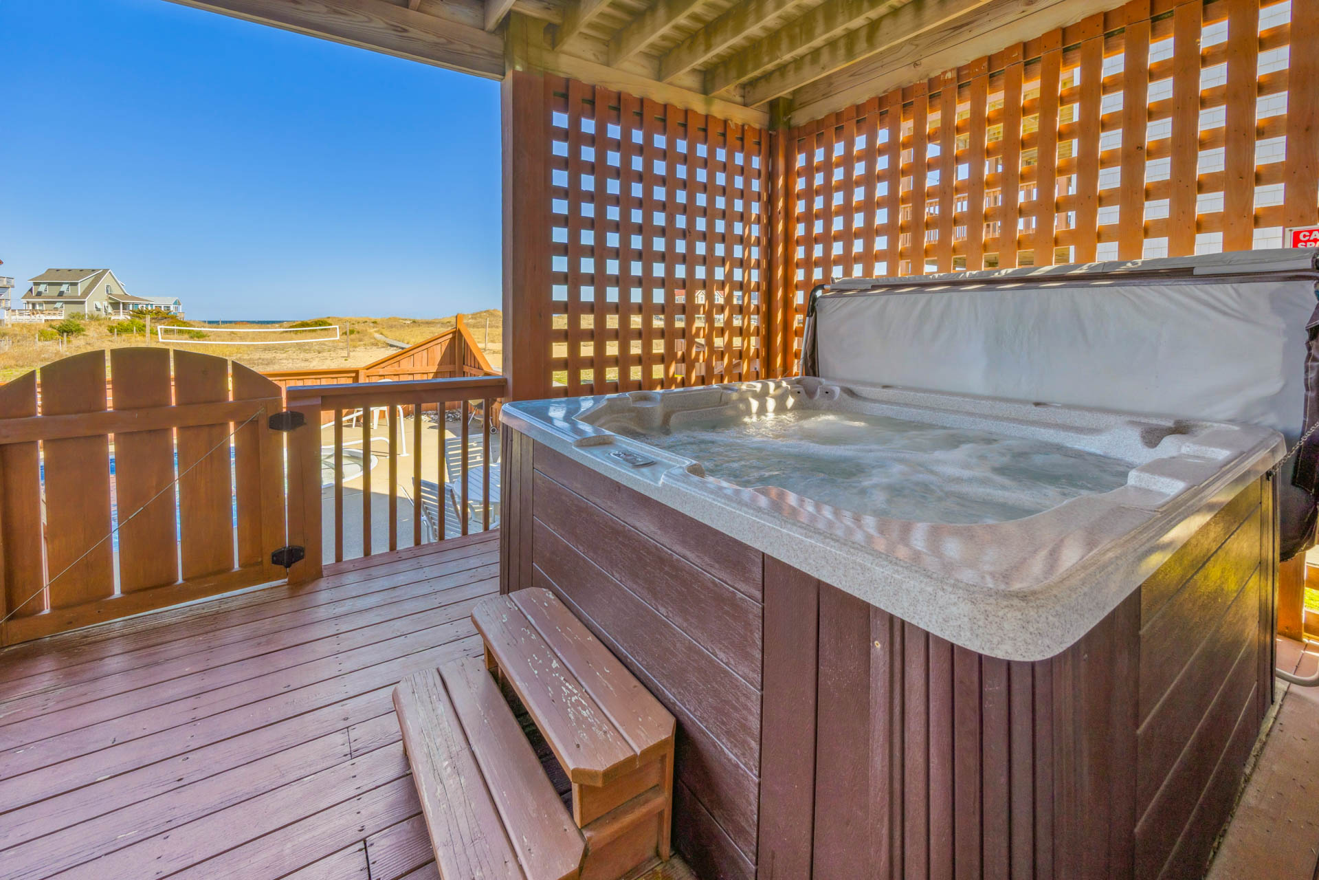 Surf Or Sound Realty 177 Horatio's Hideaway Hot Tub