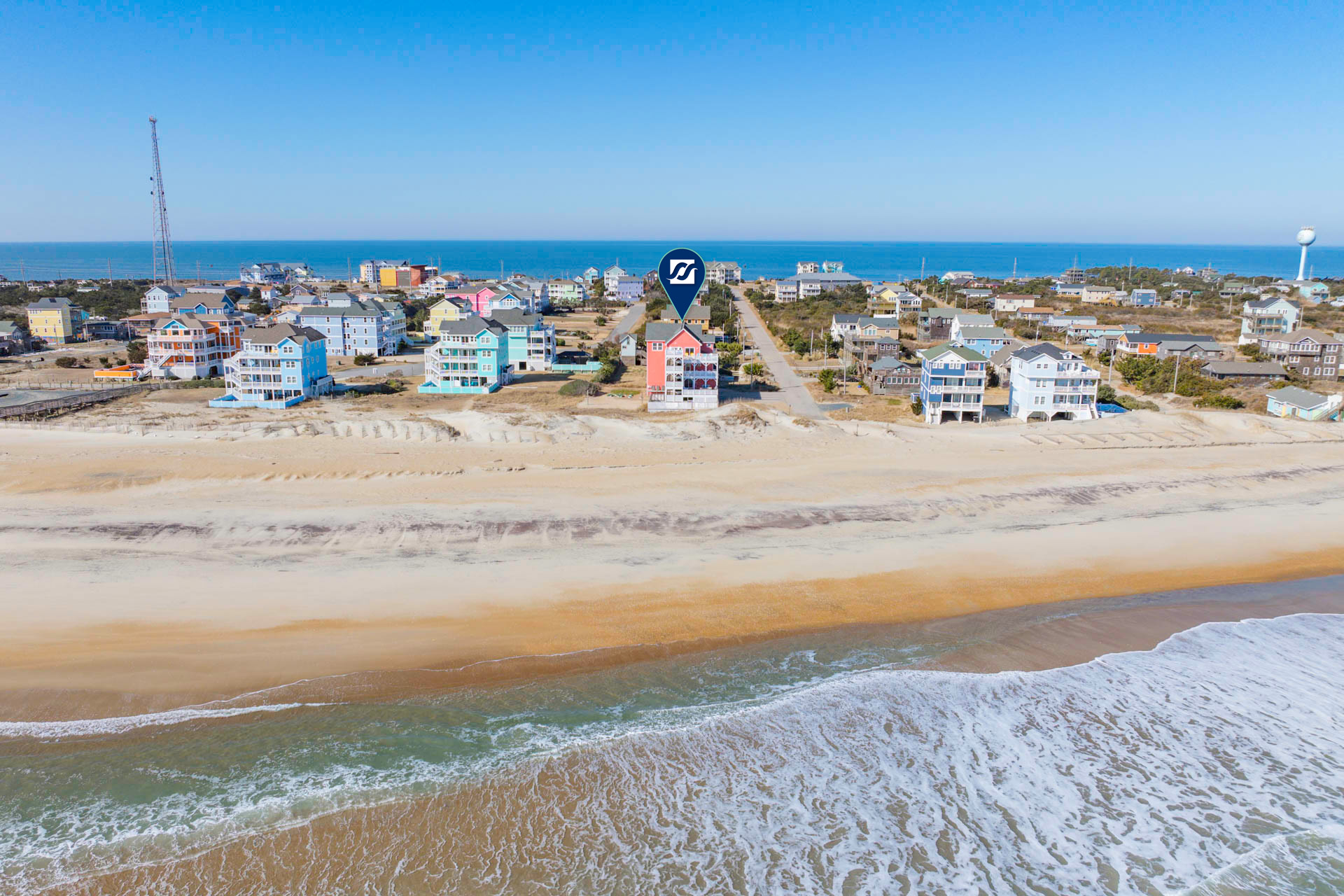 Surf Or Sound Realty 575 Rodanthe Paradise Exterior 12 Pin