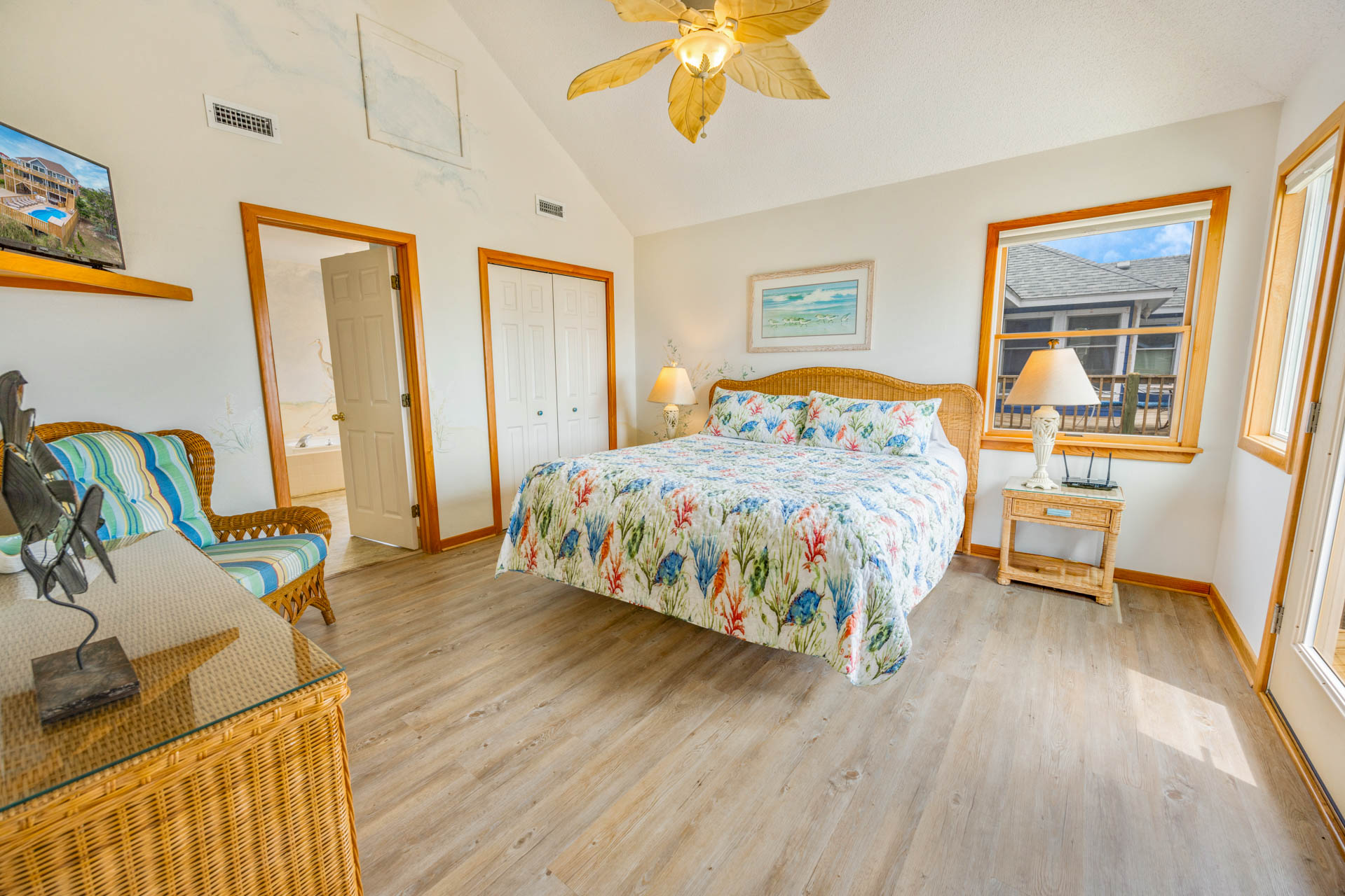 Surf Or Sound Realty 1194 Carolina Girl Bedroom 1 1