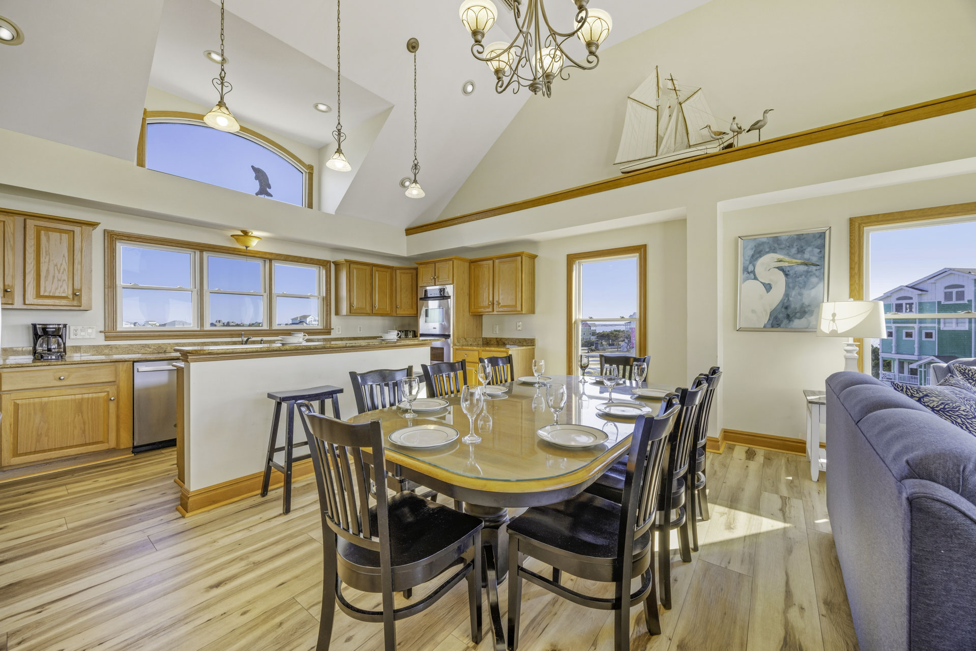 Surf Or Sound Realty 973 Bay Breeze Dining Area 1