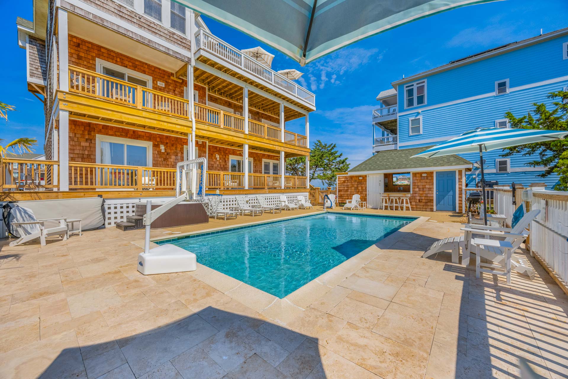Surf Or Sound Realty 1224 Ride Like The Wind Pool Area 3