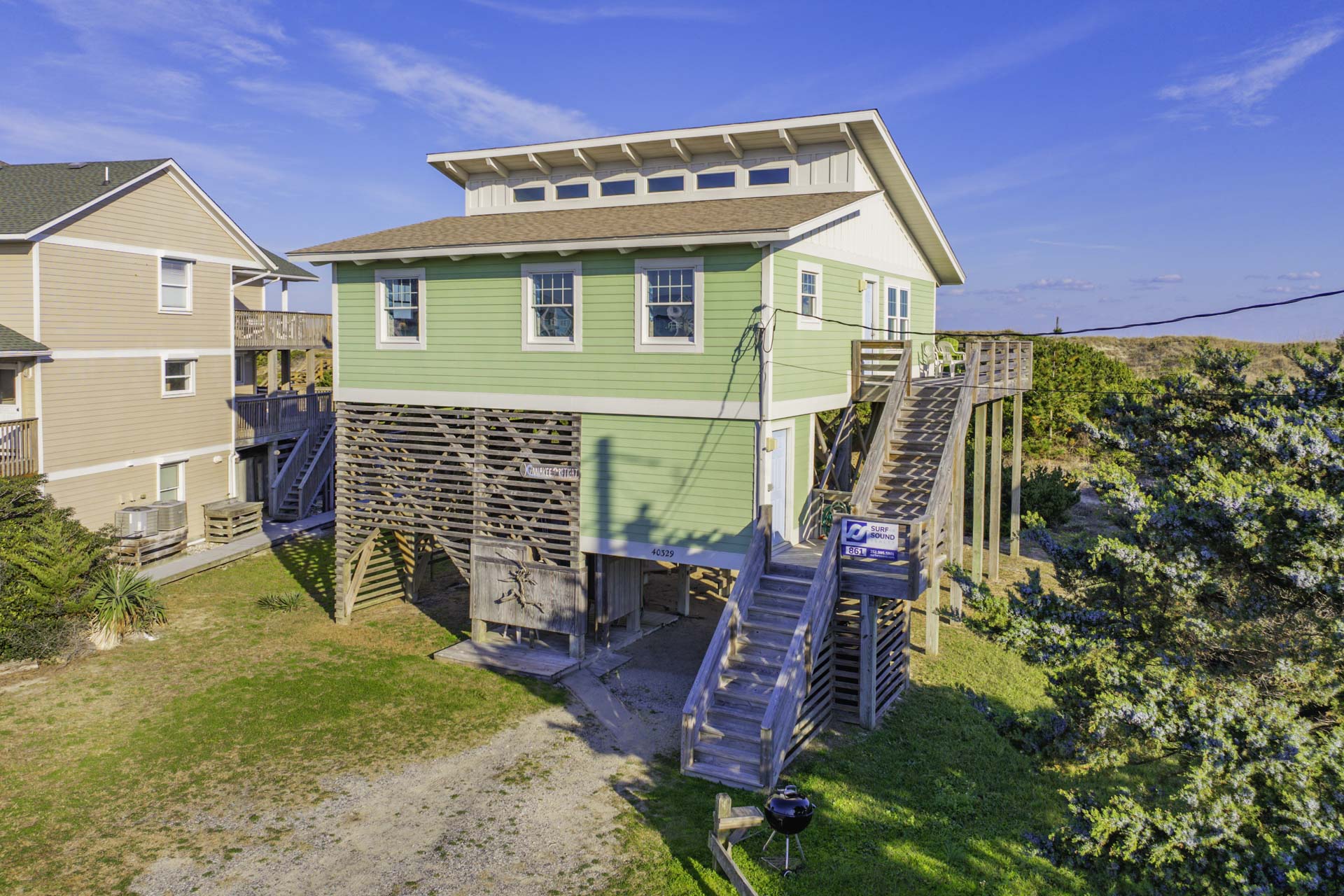 Surf Or Sound Realty 861 Kinnakeet Retreat Exterior 12 2