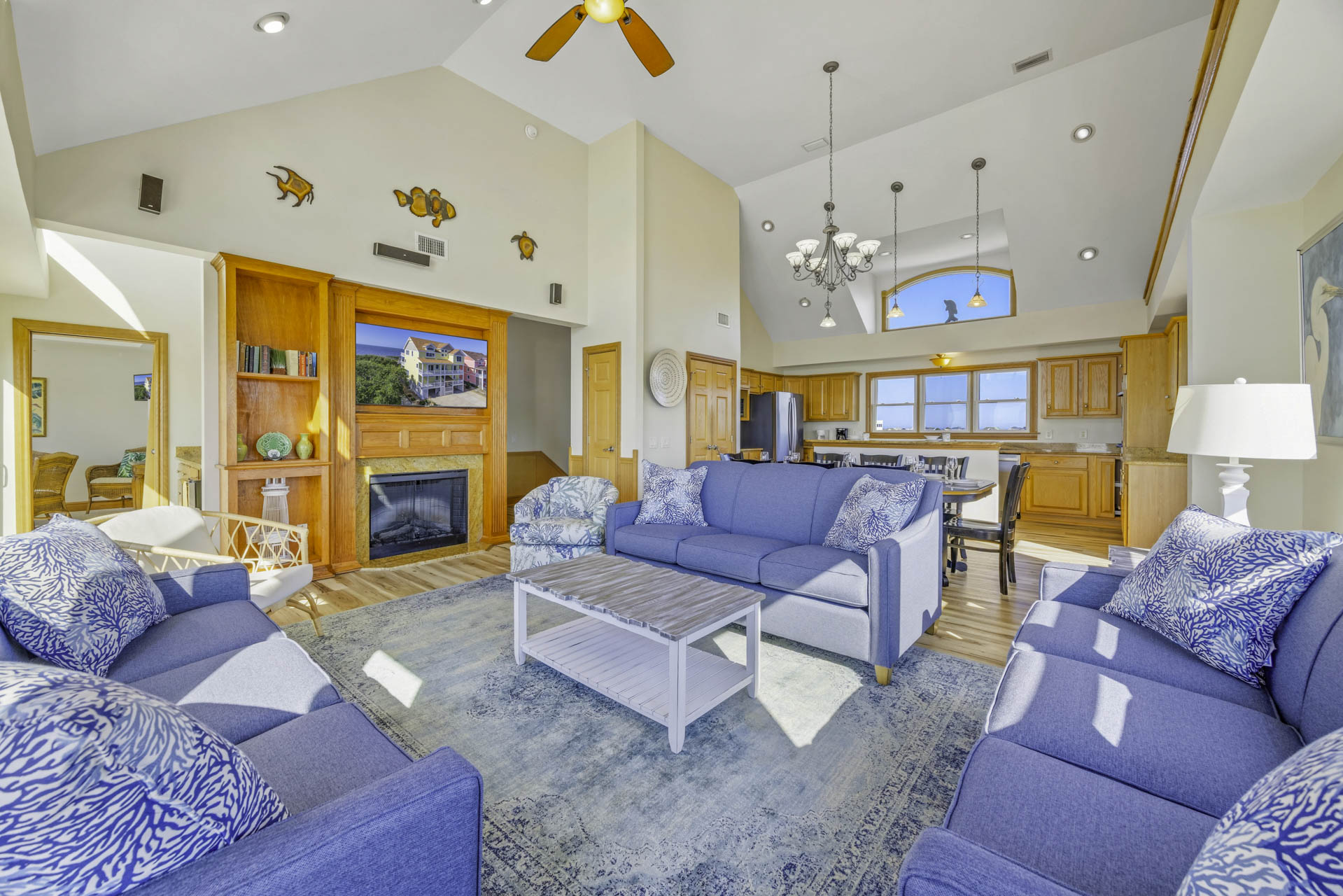 Surf Or Sound Realty 973 Bay Breeze Great Room 3