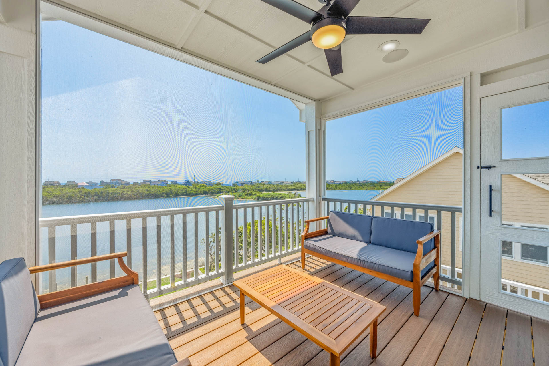Surf Or Sound Realty 1225 Castaway Cove Screened Porch 1