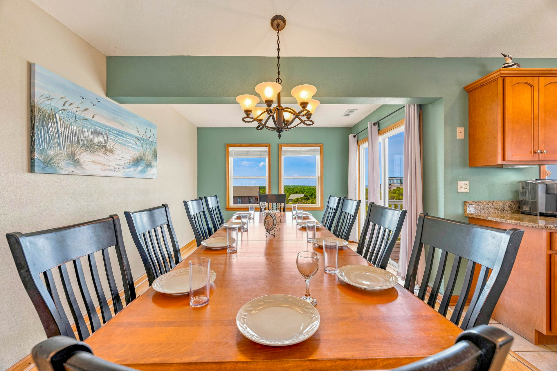 Surf Or Sound Realty 1255 Villa Dolce Vita Dining Area 1