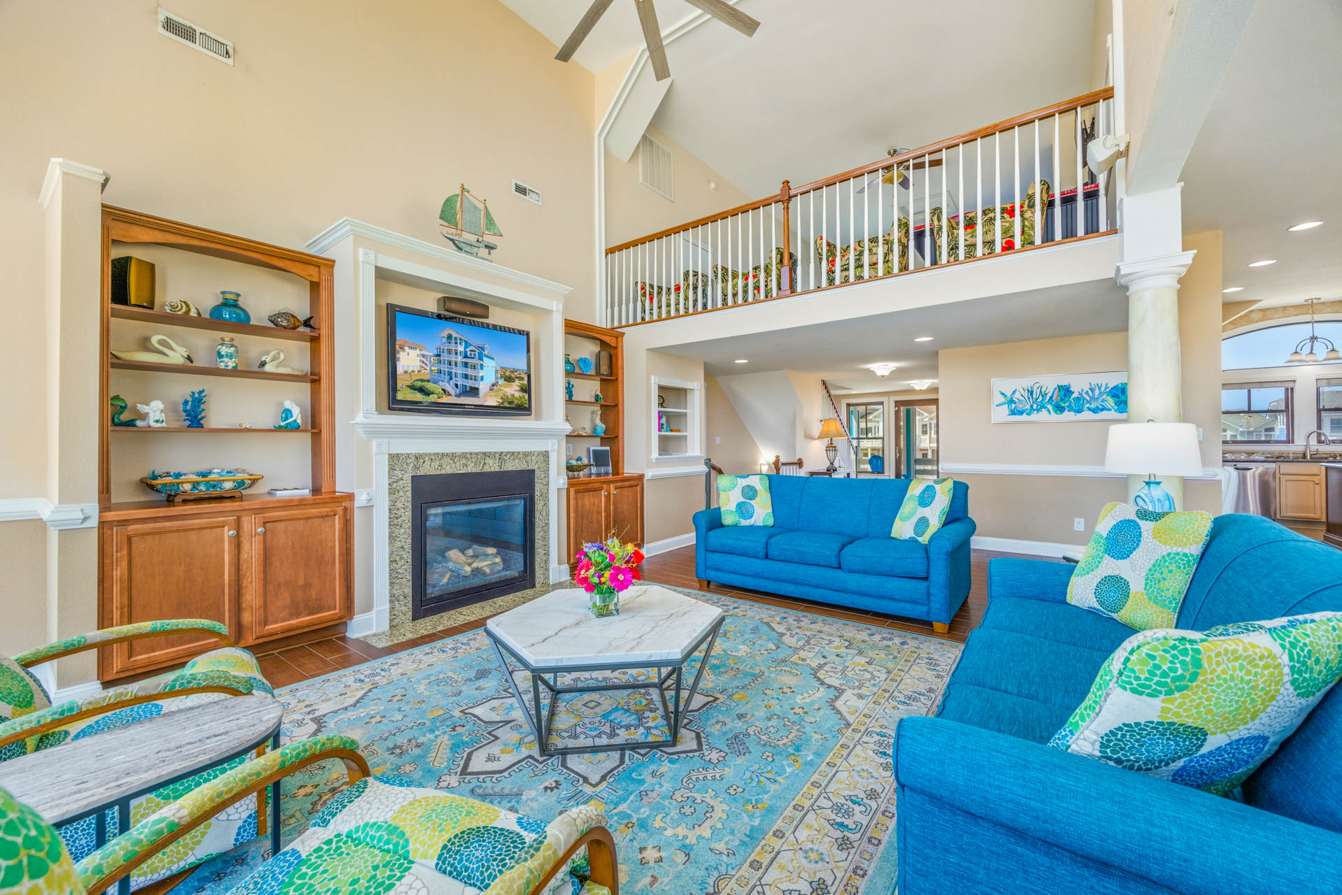 Surf Or Sound Realty 684 Moonshine Great Room 4