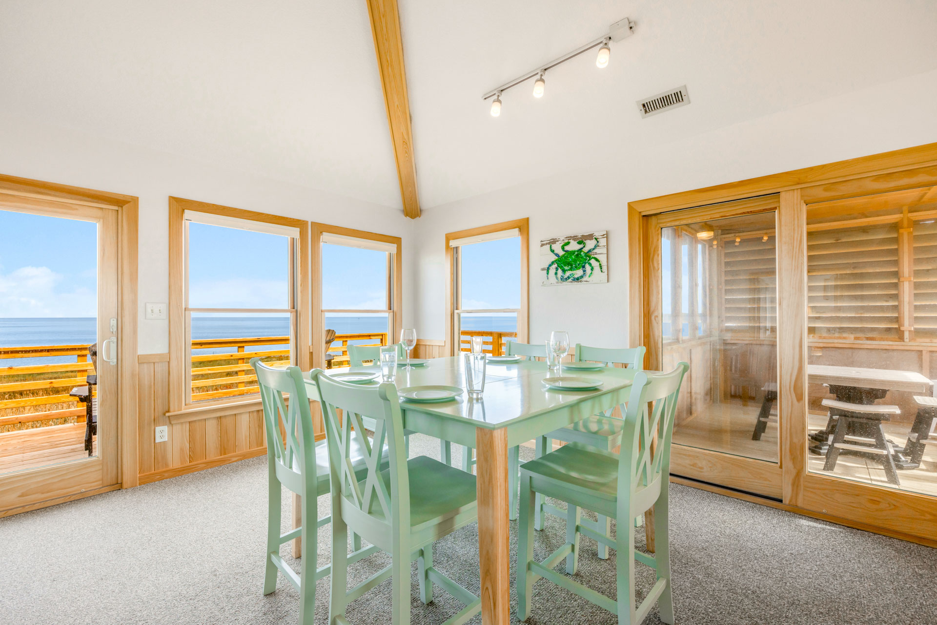 Surf Or Sound Realty 191 Windsurfer Dining Area 1