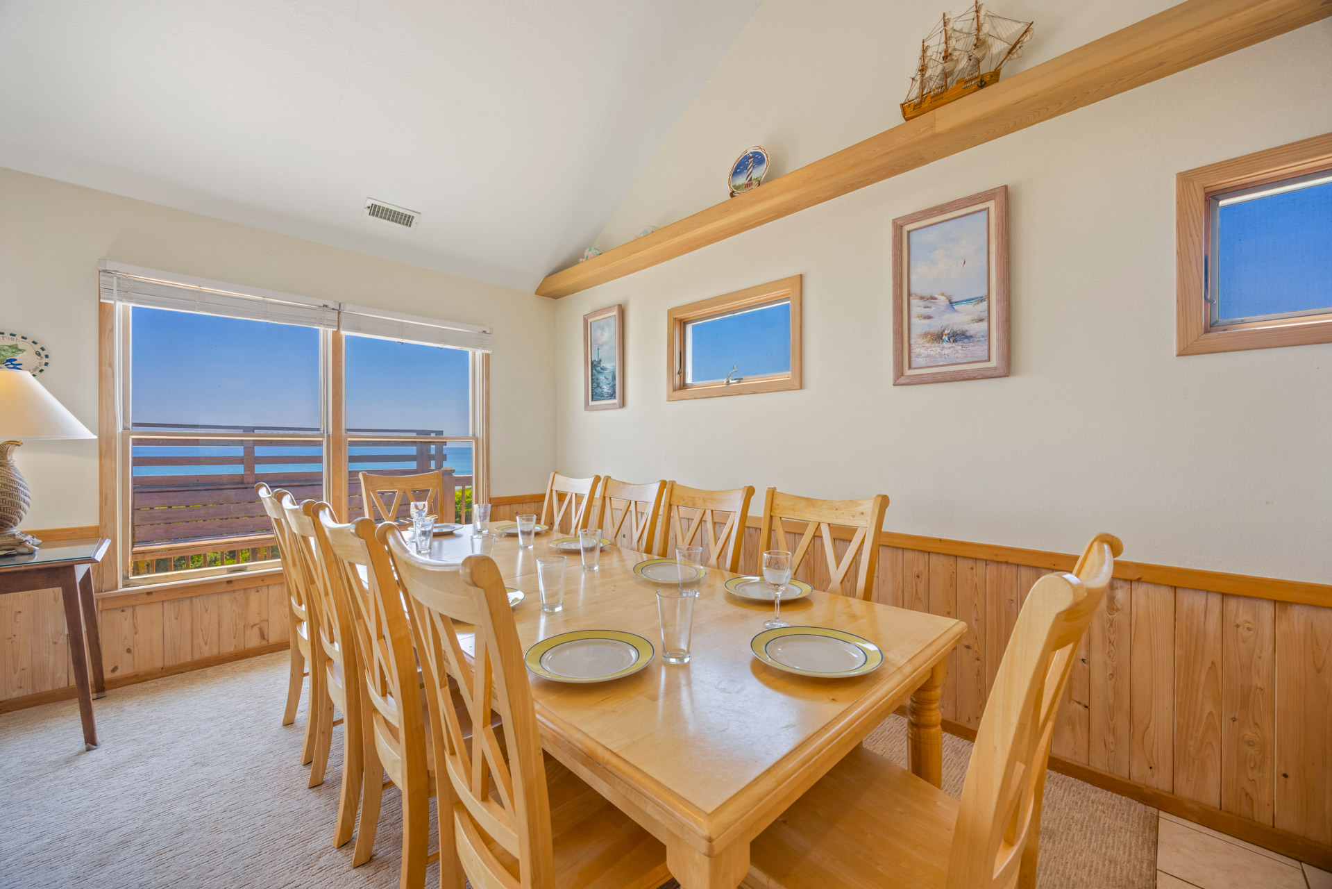 Surf Or Sound Realty 287 Surf Side Dining Area 1