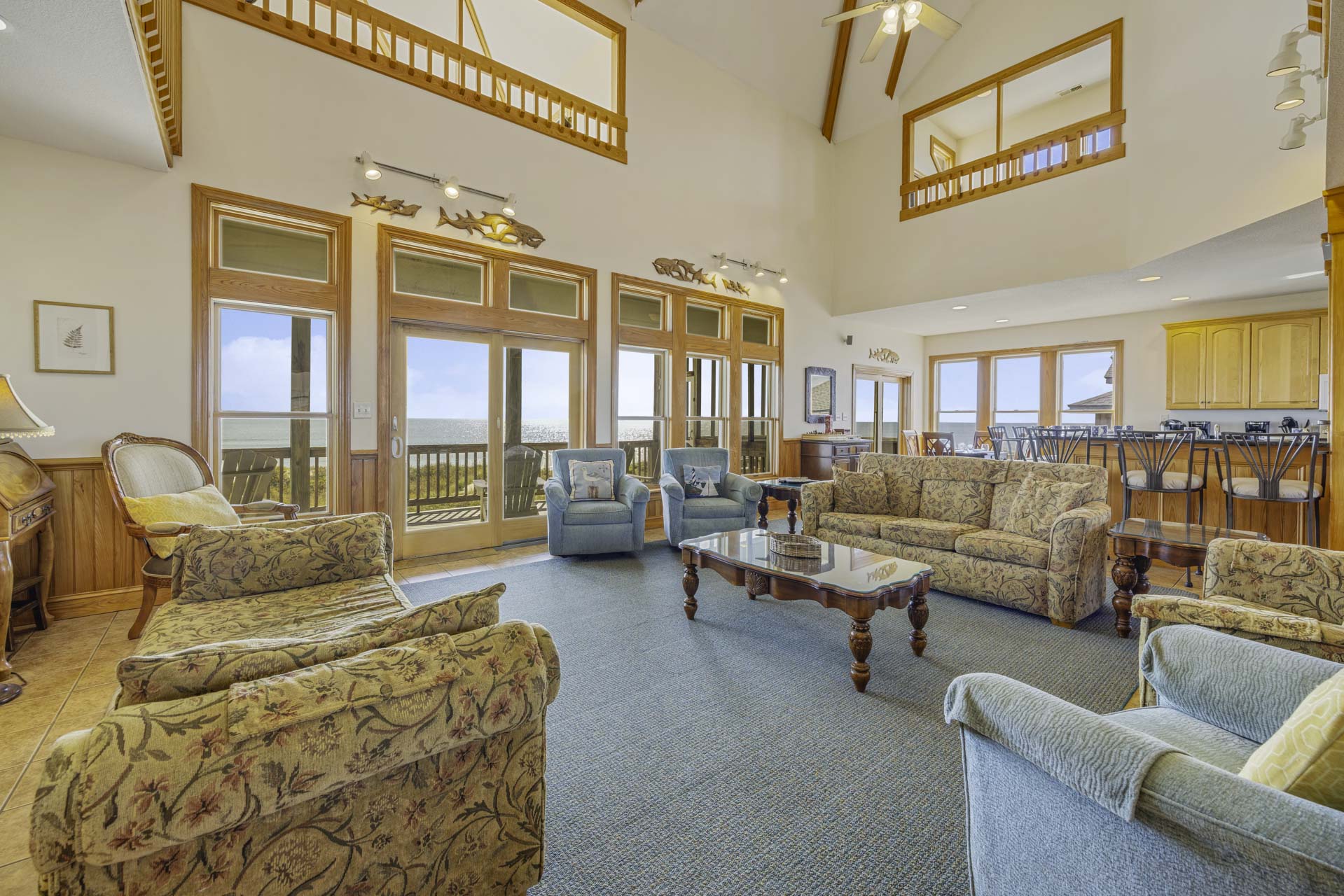 Surf Or Sound Realty 368 Sea Whisper Great Room 1