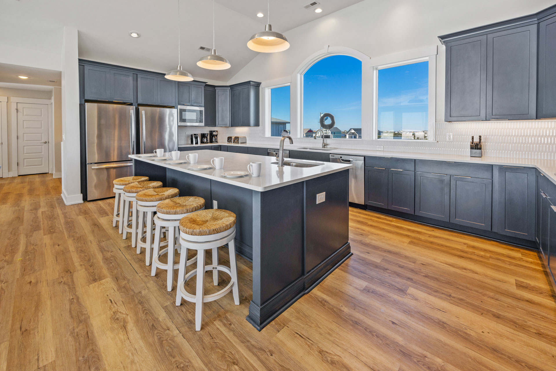 Surf Or Sound Realty 1217 Aqua Sol Kitchen 7