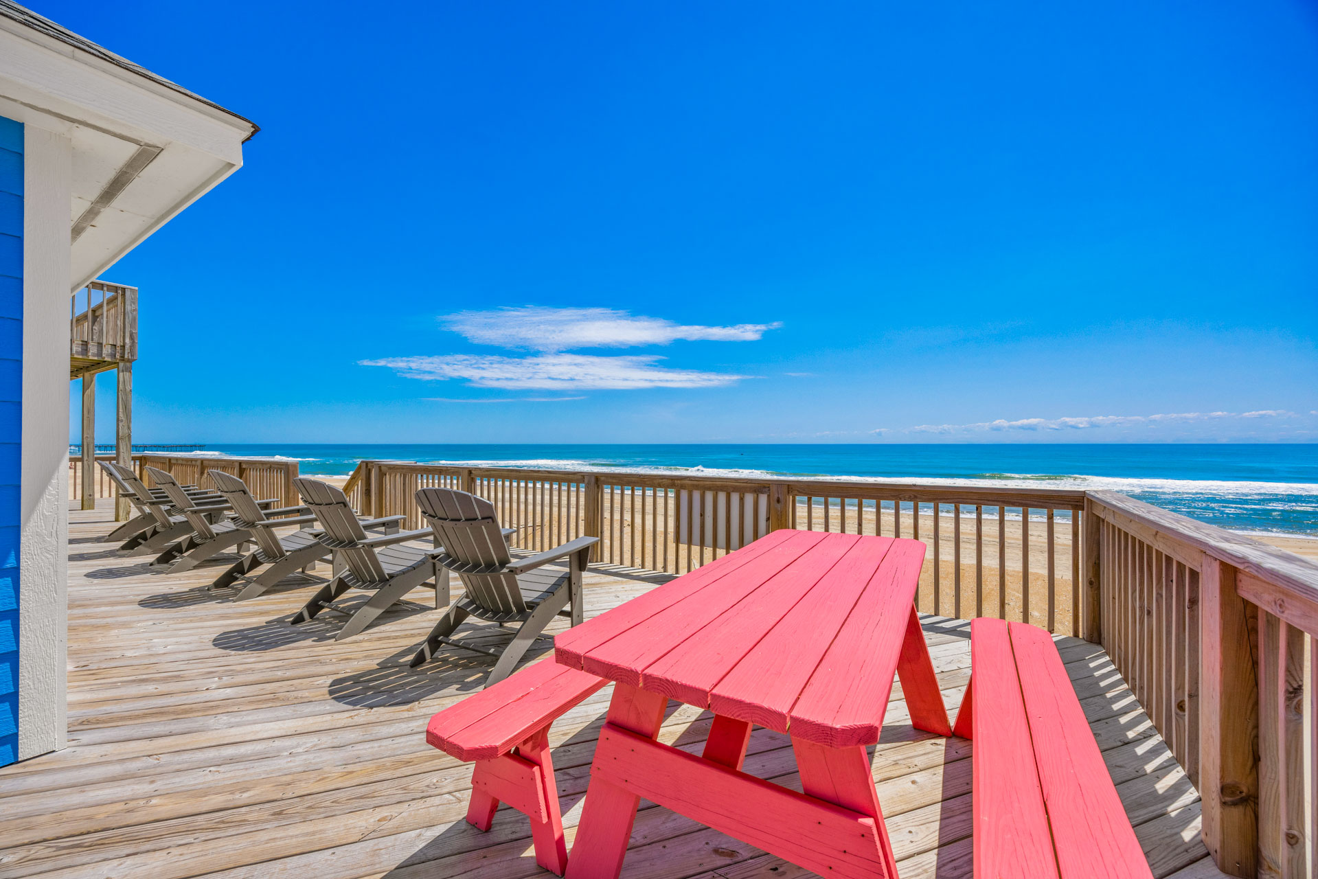 Surf Or Sound Realty 1111 Beachfront Pirates Deck 1
