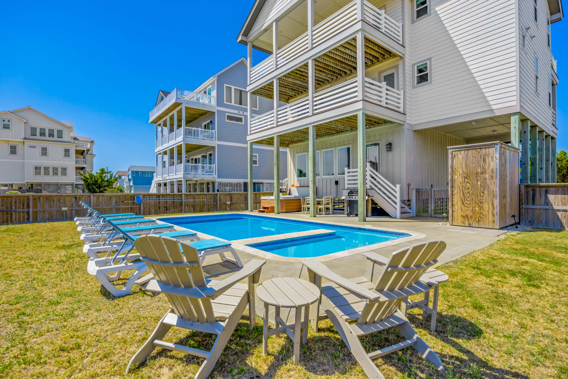Surf Or Sound Realty 884 Starfish Story Pool Area 2
