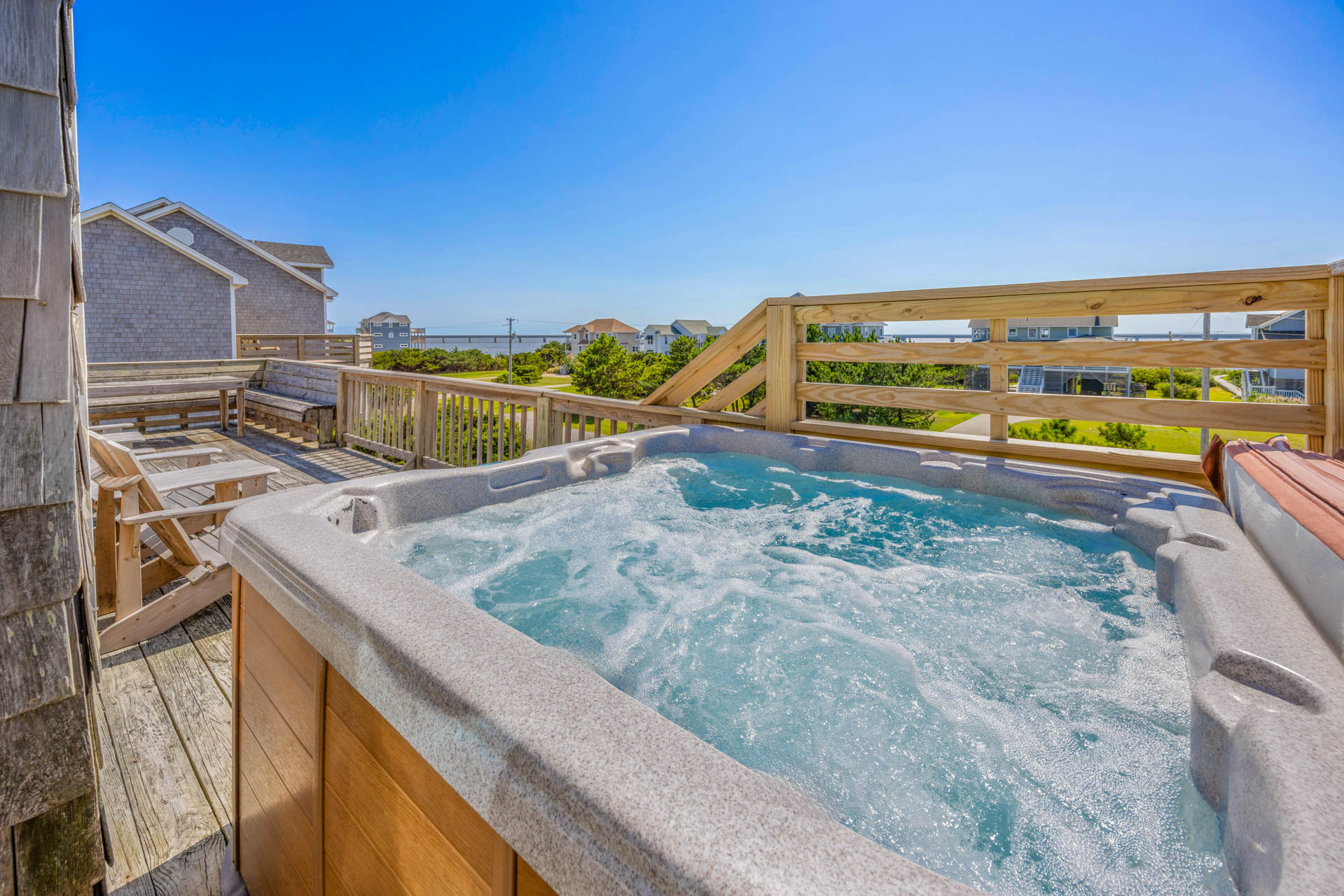Surf Or Sound Realty 389 Salty Dawg Hot Tub 1