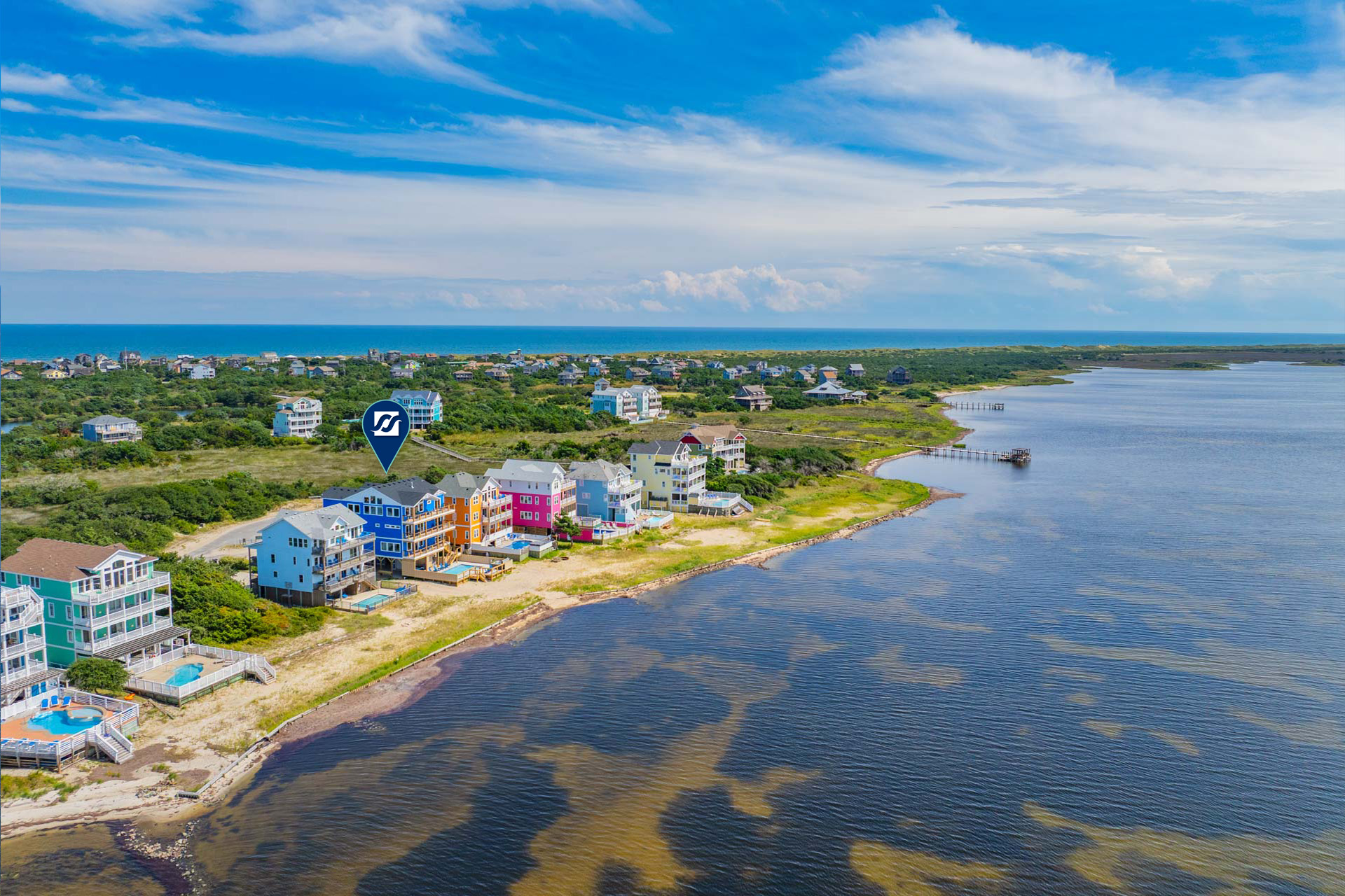 Surf Or Sound Realty 1204 Ocean's 12 Exterior 25 Pin