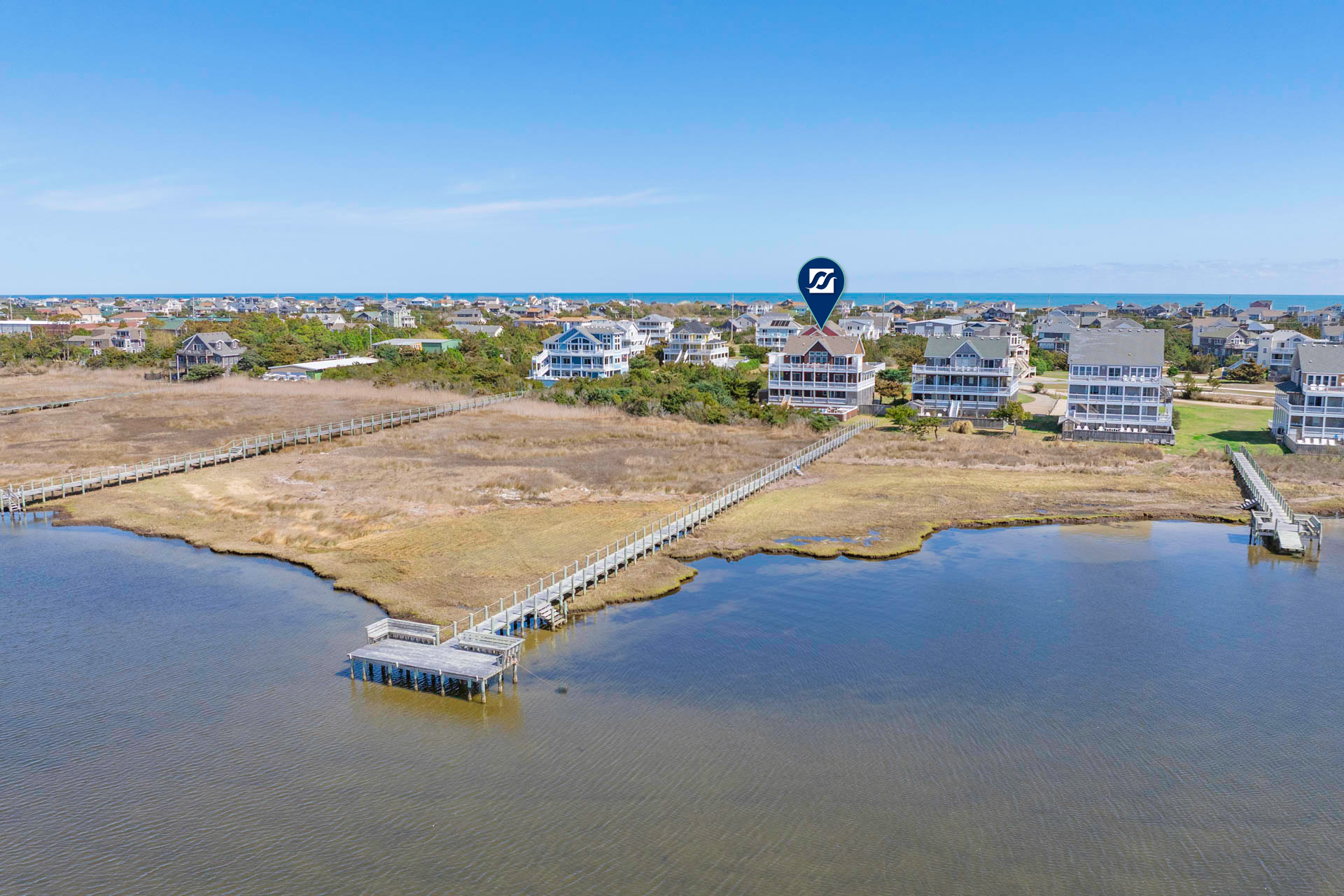 Surf Or Sound Realty 339 Salvo Sunsets Exterior 8 Pin