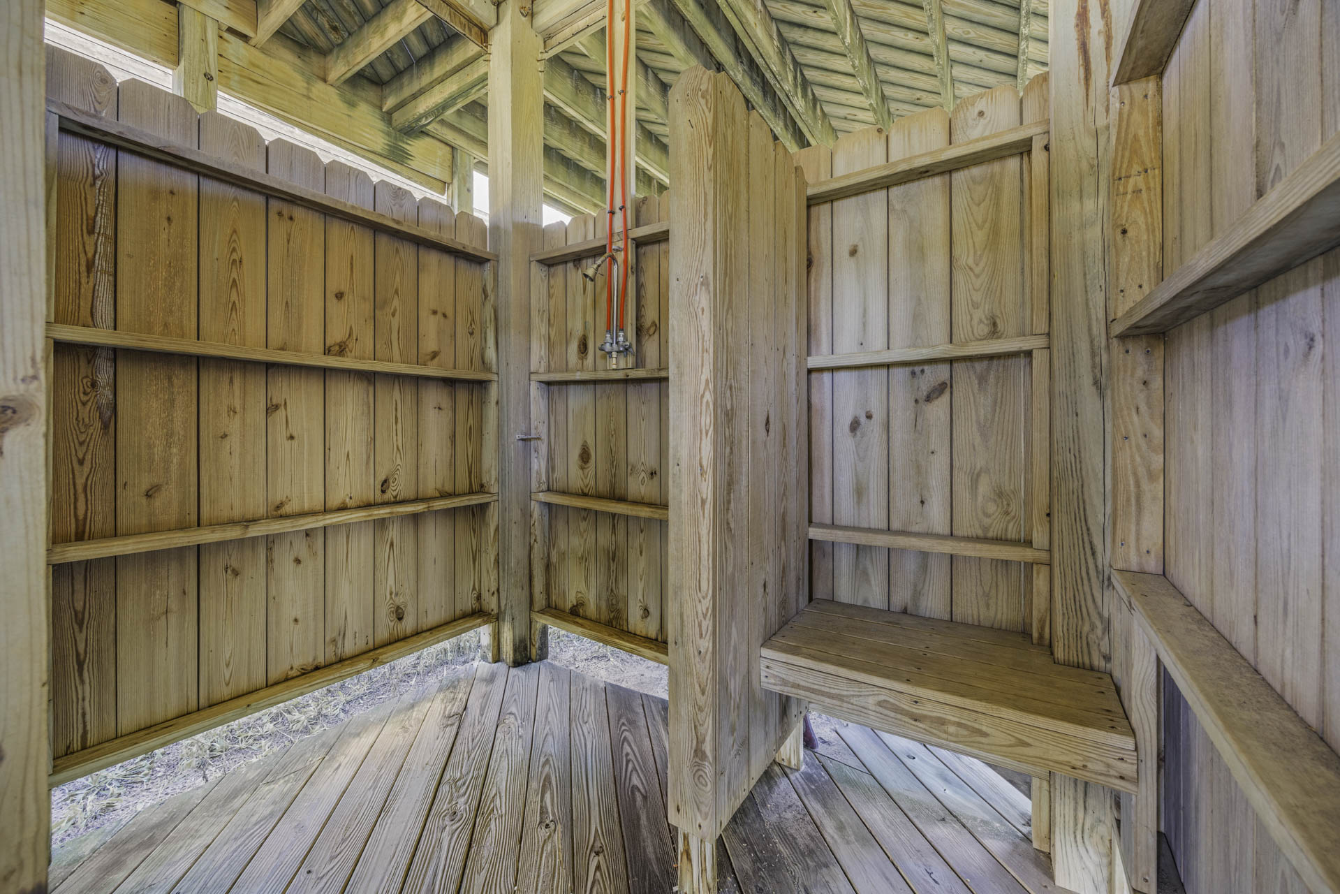 Surf Or Sound Realty 1229 Kinnakeet Dunes Outdoor Shower