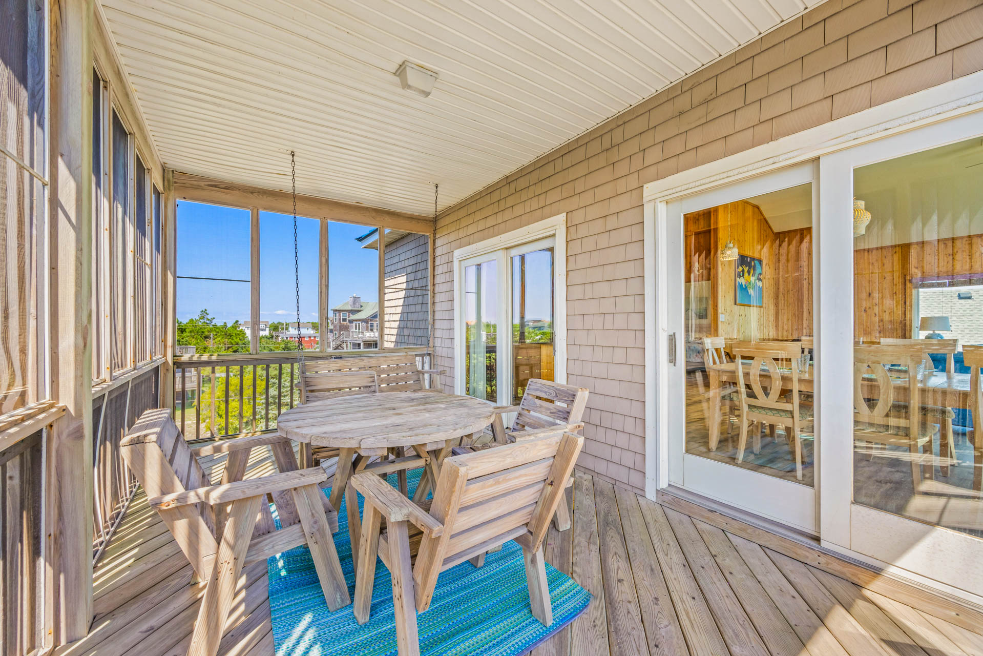 Surf Or Sound Realty 156 A Beach Song Screened Porch 2