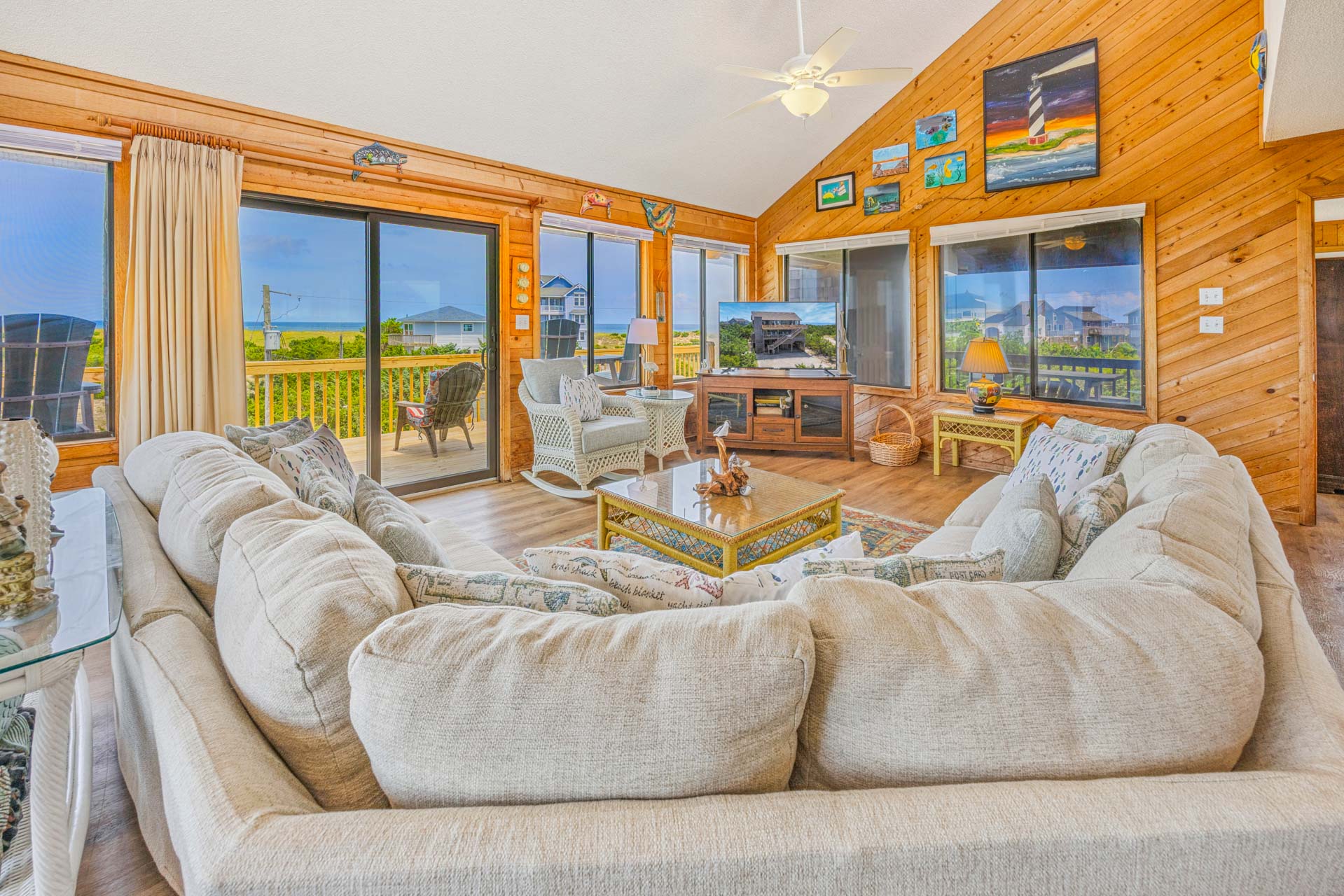 Surf Or Sound Realty 958 Second Wind Avon Great Room 2
