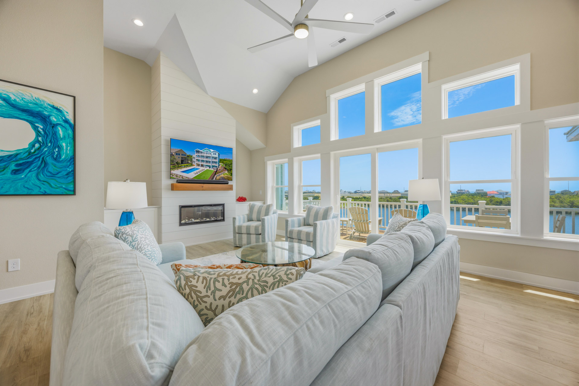 Surf Or Sound Realty 1225 Castaway Cove Great Room 2