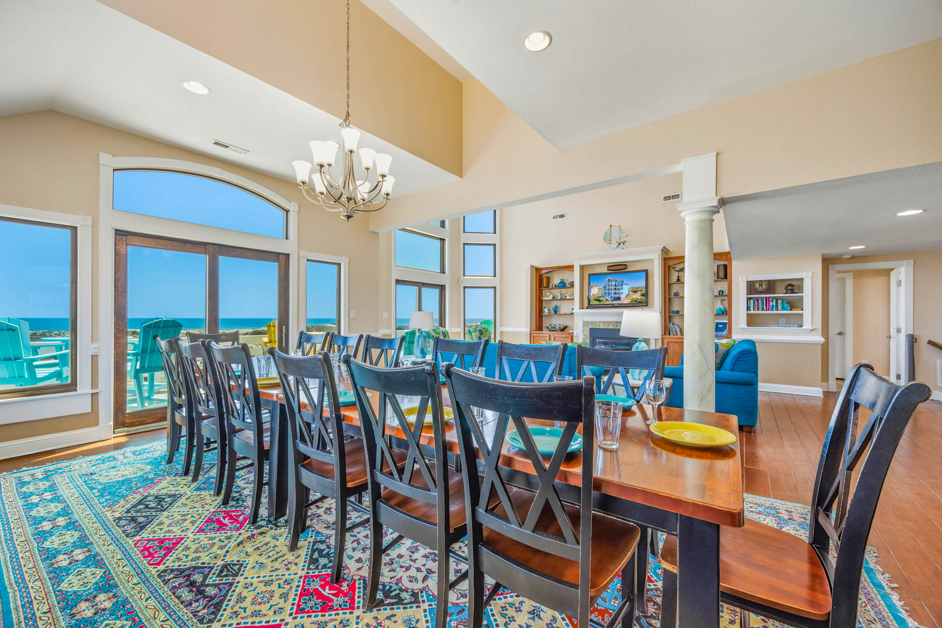 Surf Or Sound Realty 684 Moonshine Dining Area 1