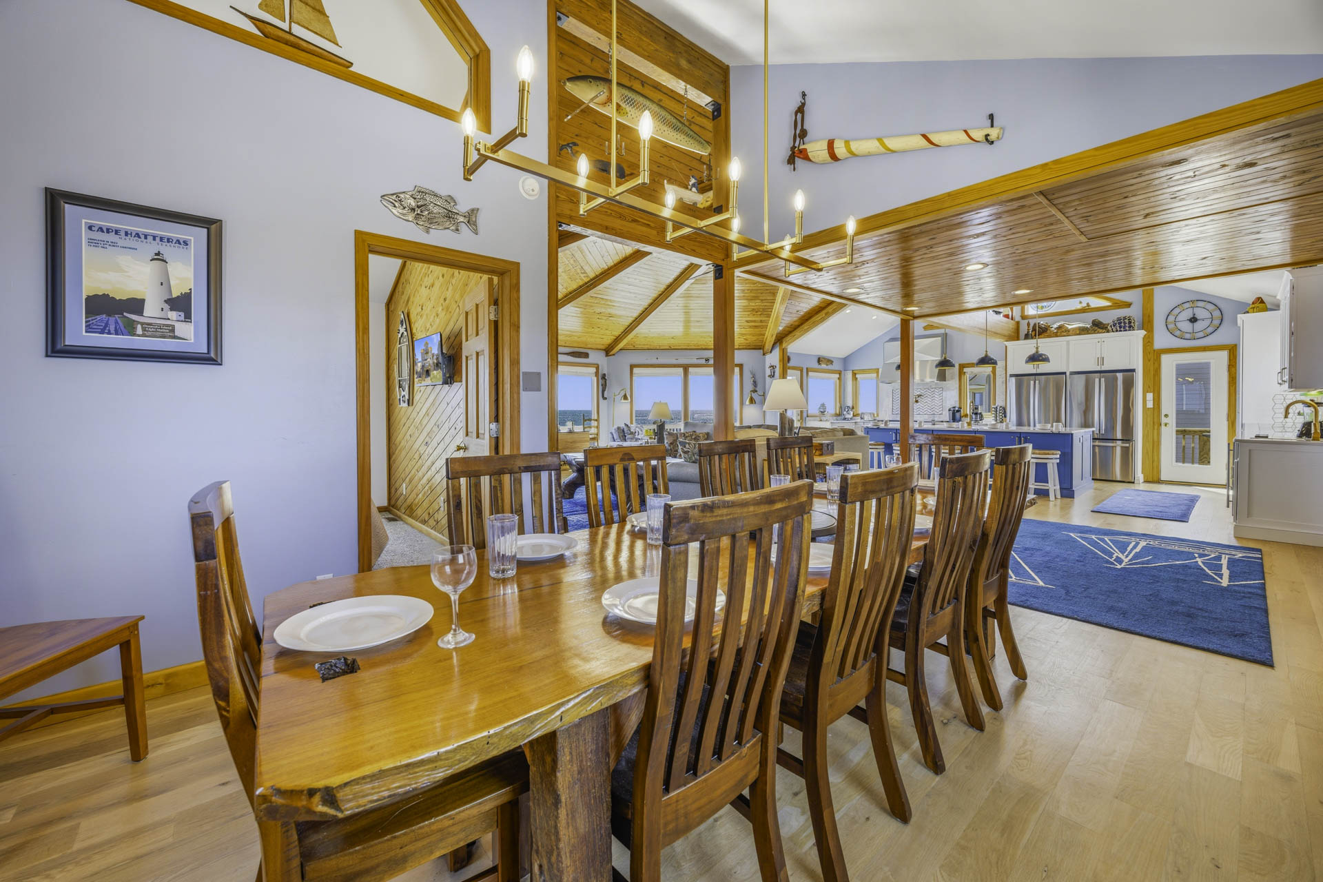 Surf Or Sound Realty 1025 Pflueger's Lure Dining Area 2