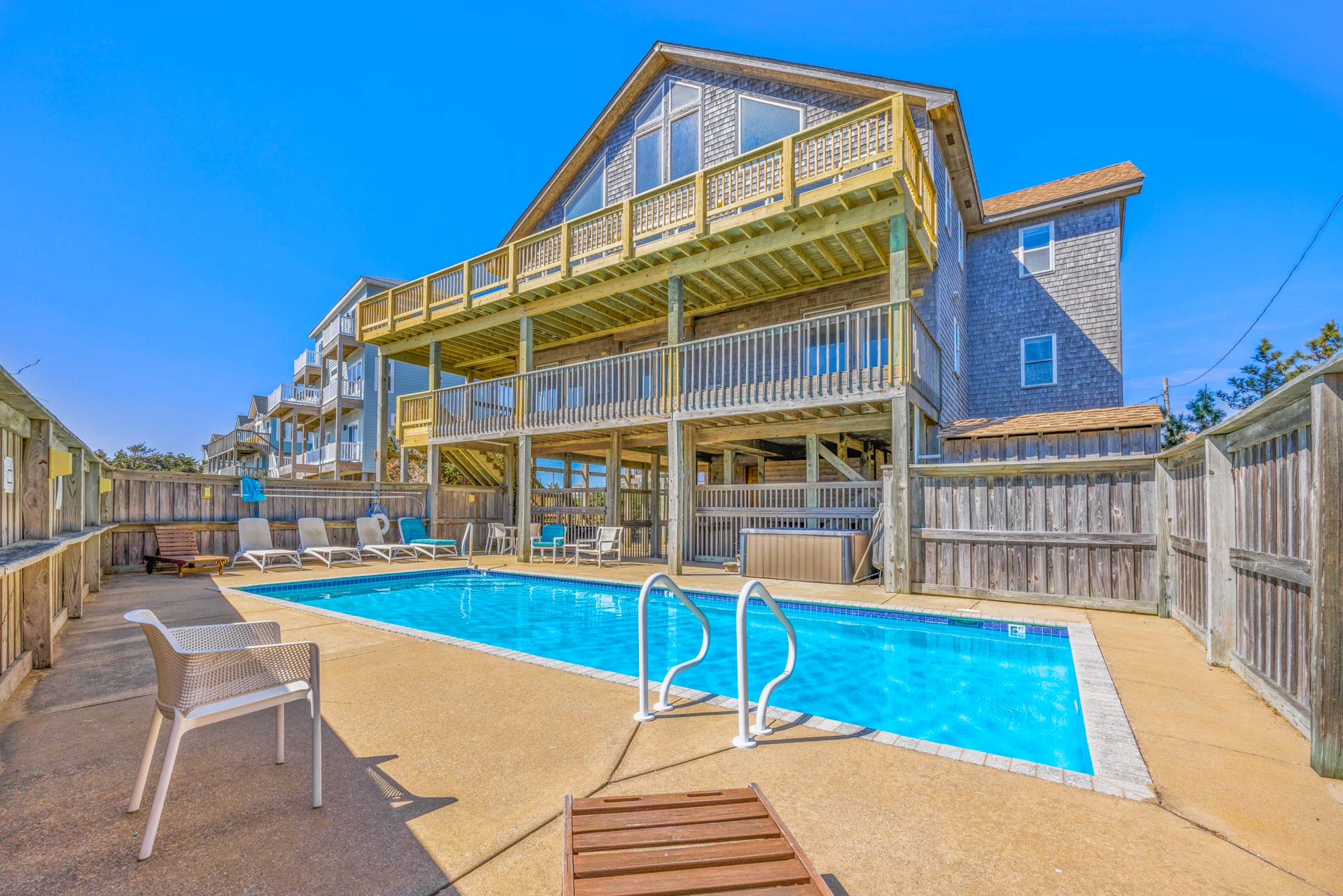 Surf Or Sound Realty 1041 Big Wednesday Pool Area 2